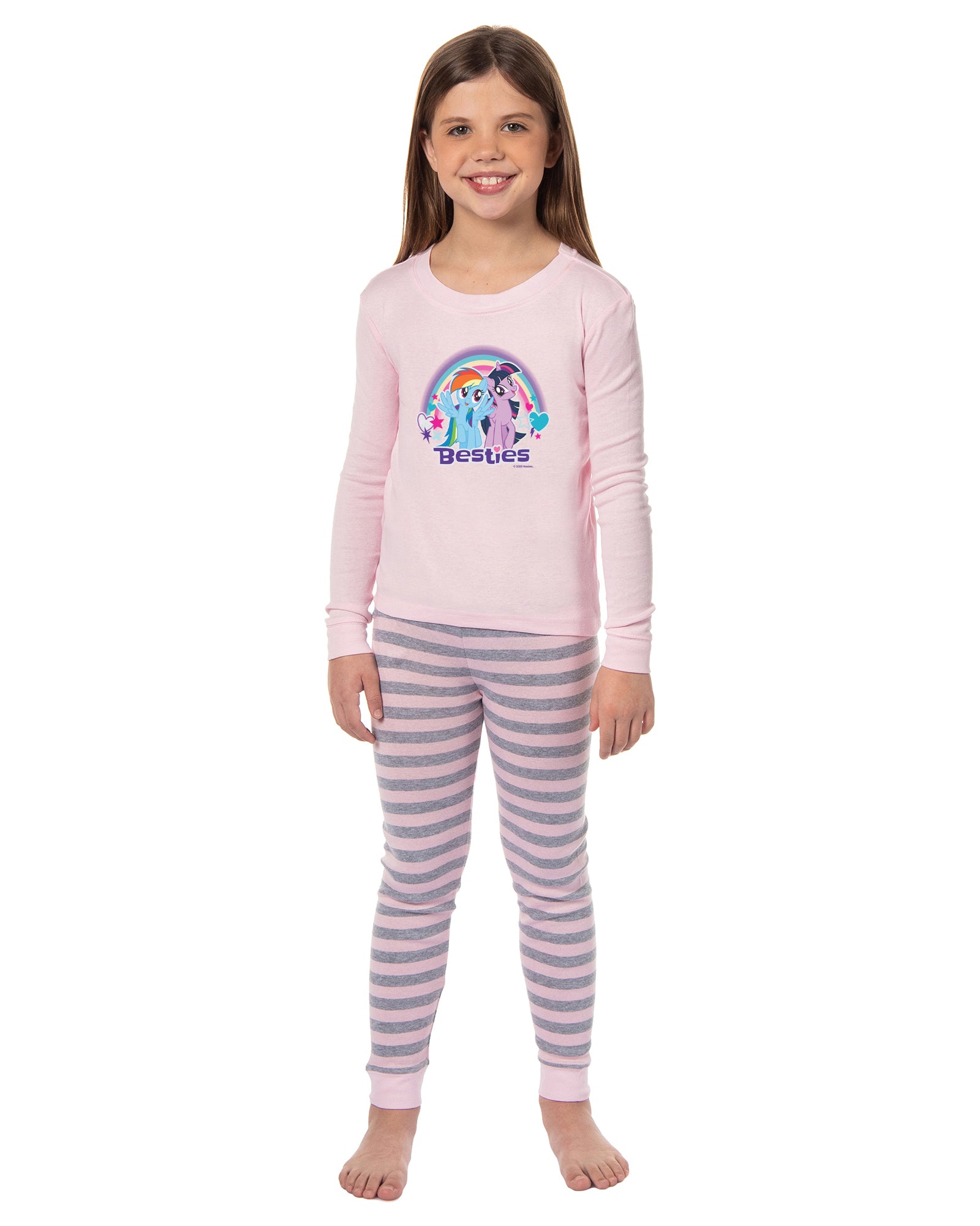 My Little Pony Girls Besties Tight Fit Sleep Pajama Set