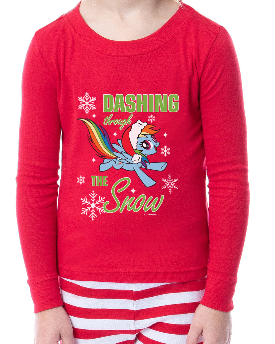 My Little Pony Christmas Rainbow Dash 2 Piece Long Sleeve Pajama Set