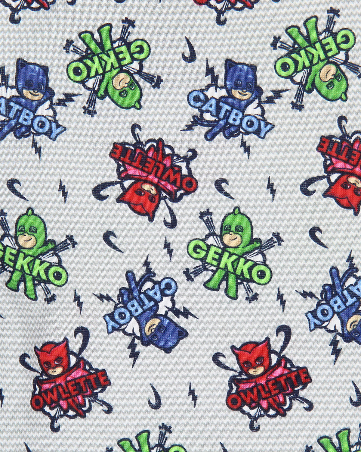 PJ Masks Toddler Boys' Gekko Catboy Owlette Title Logo Sleep Pajama Set