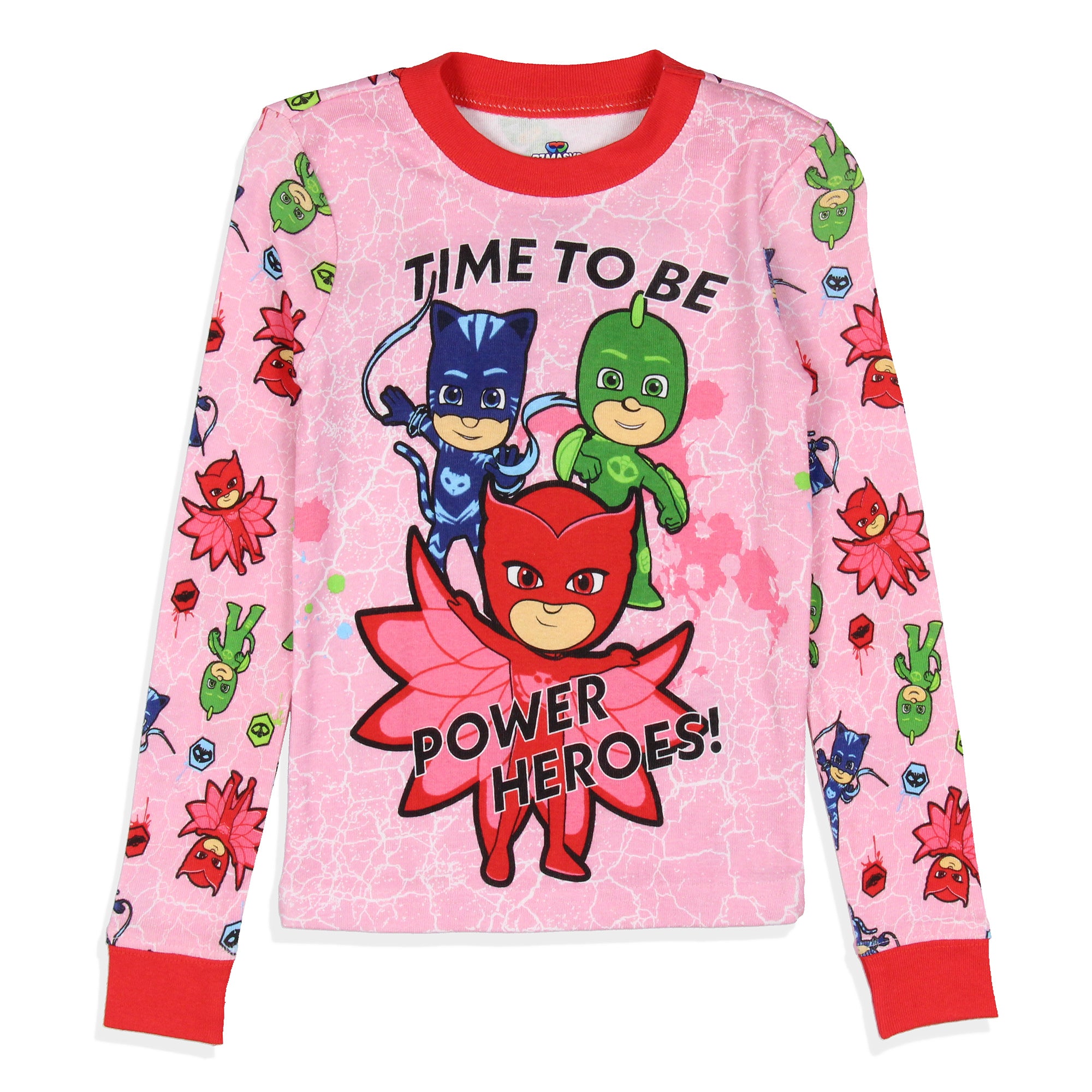 Toddler Girl's Cartoon Character Tight Fit Sleepwear Pajama Set