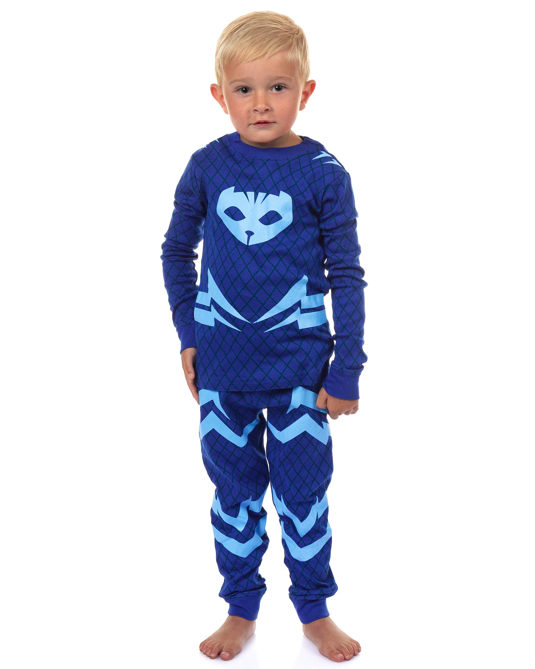 PJ Masks Toddler Girls' Boys' Catboy Character Costume Sleep Pajama Set