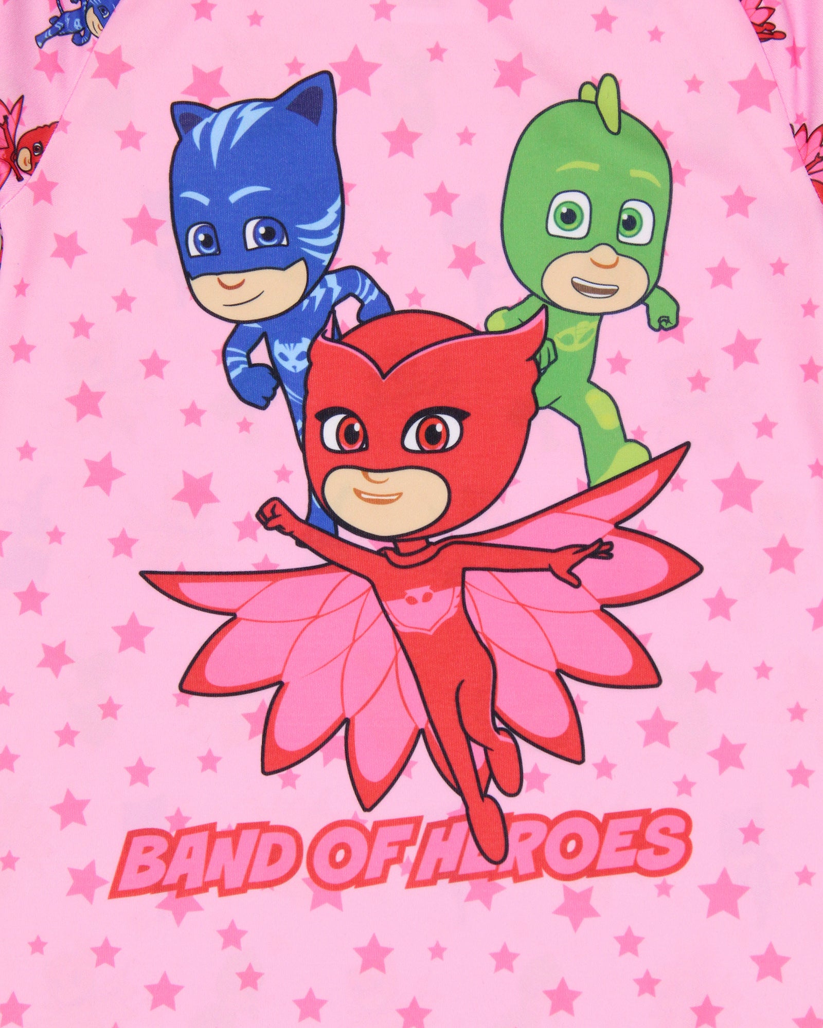 PJ Masks Girls' Gekko Catboy Owlette Characters Pajama Dress Nightgown