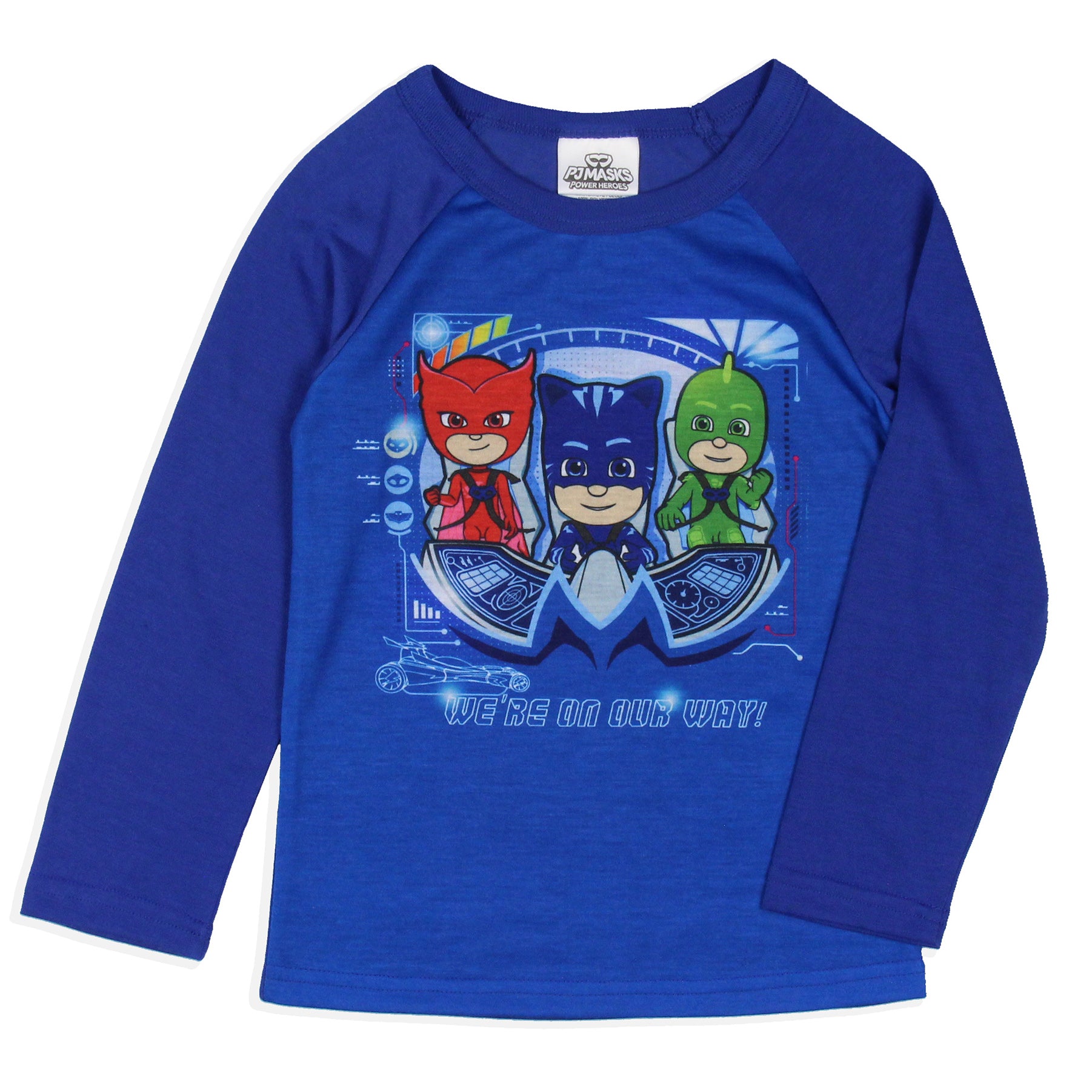 PJ Masks Toddler Boys' Gekko Catboy Owlette We're On Our Way Pajama Set