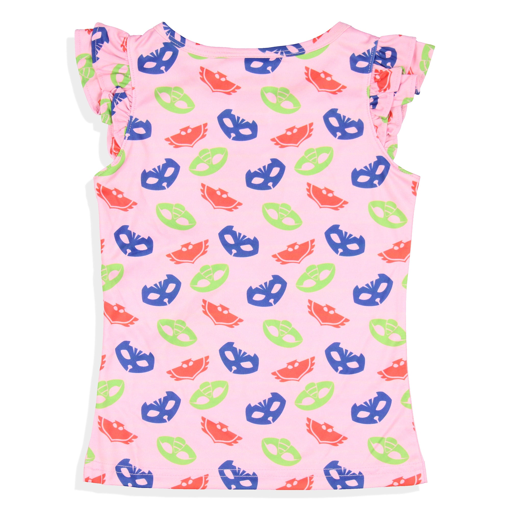 PJ Masks Toddler Girls' Gekko Catboy Owlette Sleep Pajama Sleep Set Shorts