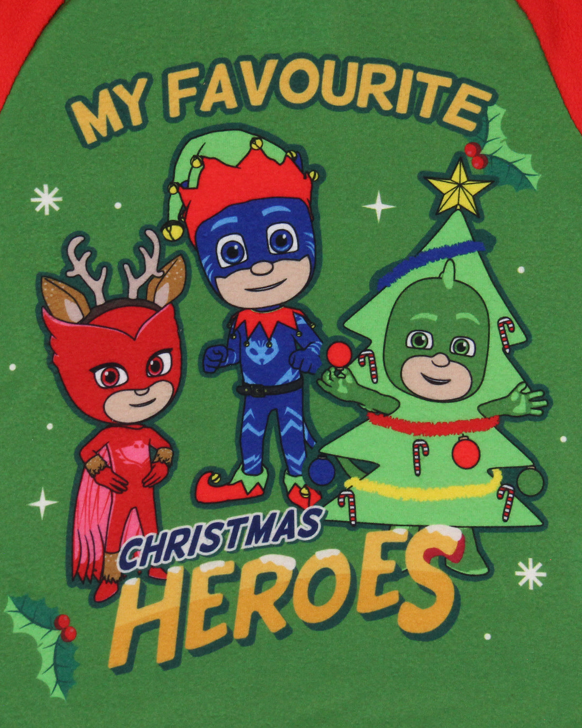 PJ Masks Toddler Boys' Gekko Catboy Owlette Christmas Heroes Pajama Set