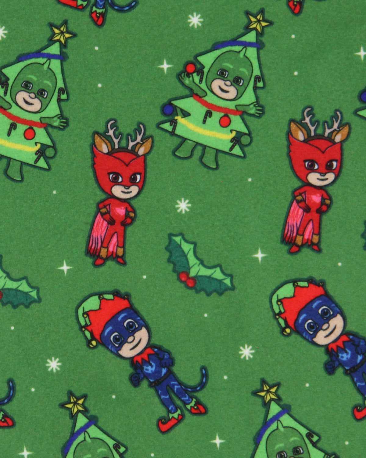 PJ Masks Toddler Boys' Gekko Catboy Owlette Christmas Heroes Pajama Set