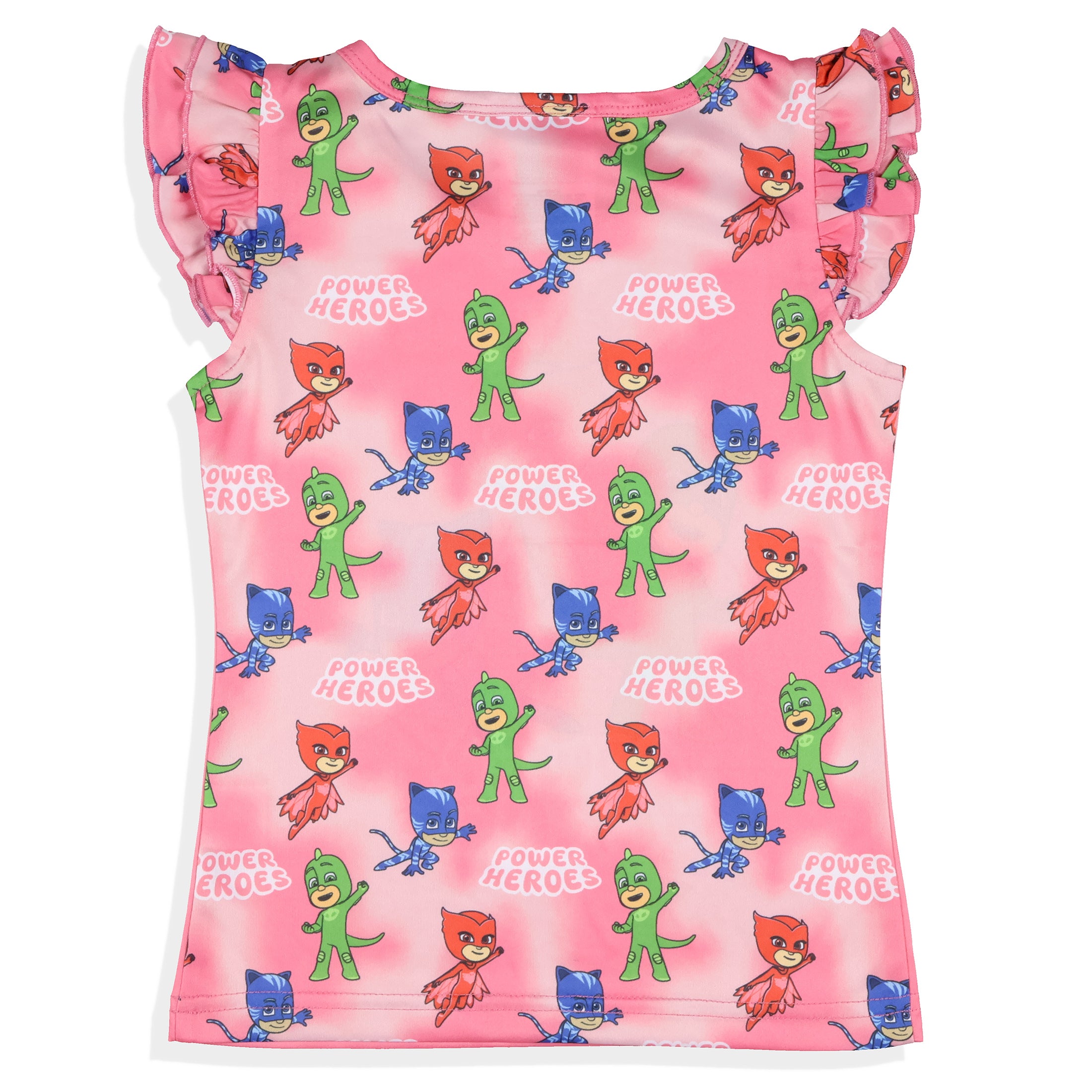 PJ Masks Toddler Girls' Gekko Catboy Unbeatable Power Heroes Pajama Set