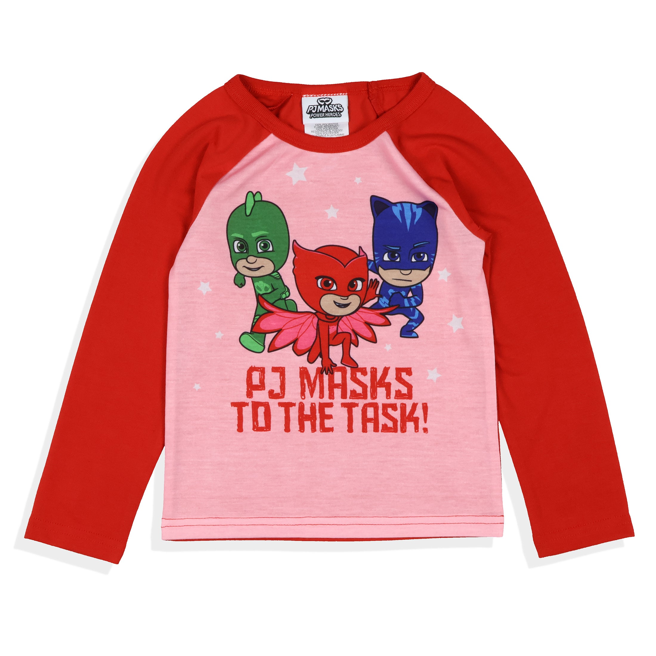 PJ Masks Girls' Gekko Catboy Owlette To The Task Heroes Pajama Set