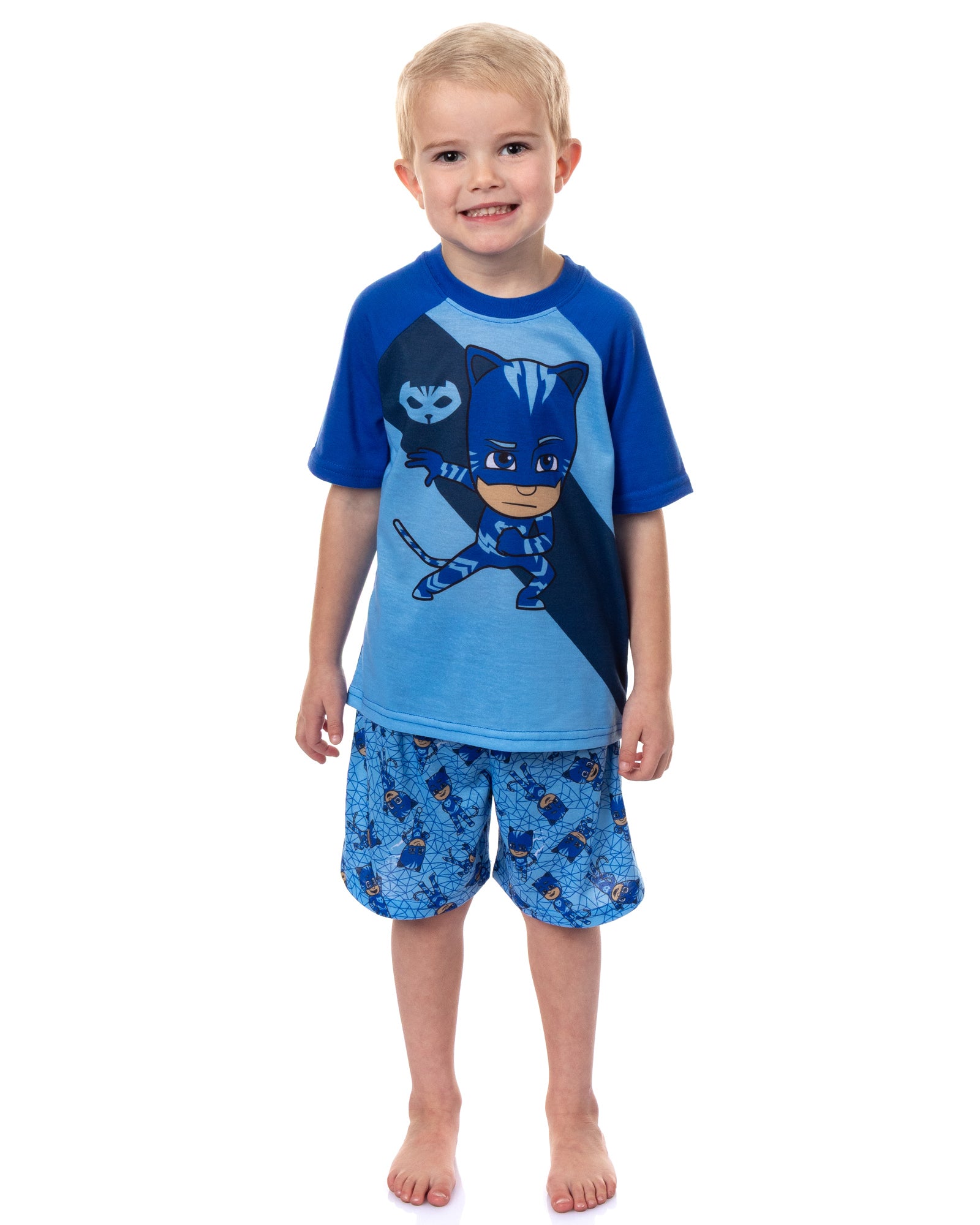 PJ Masks Pajamas Toddler Boys' Short Sleeve and Shorts Sleep Set