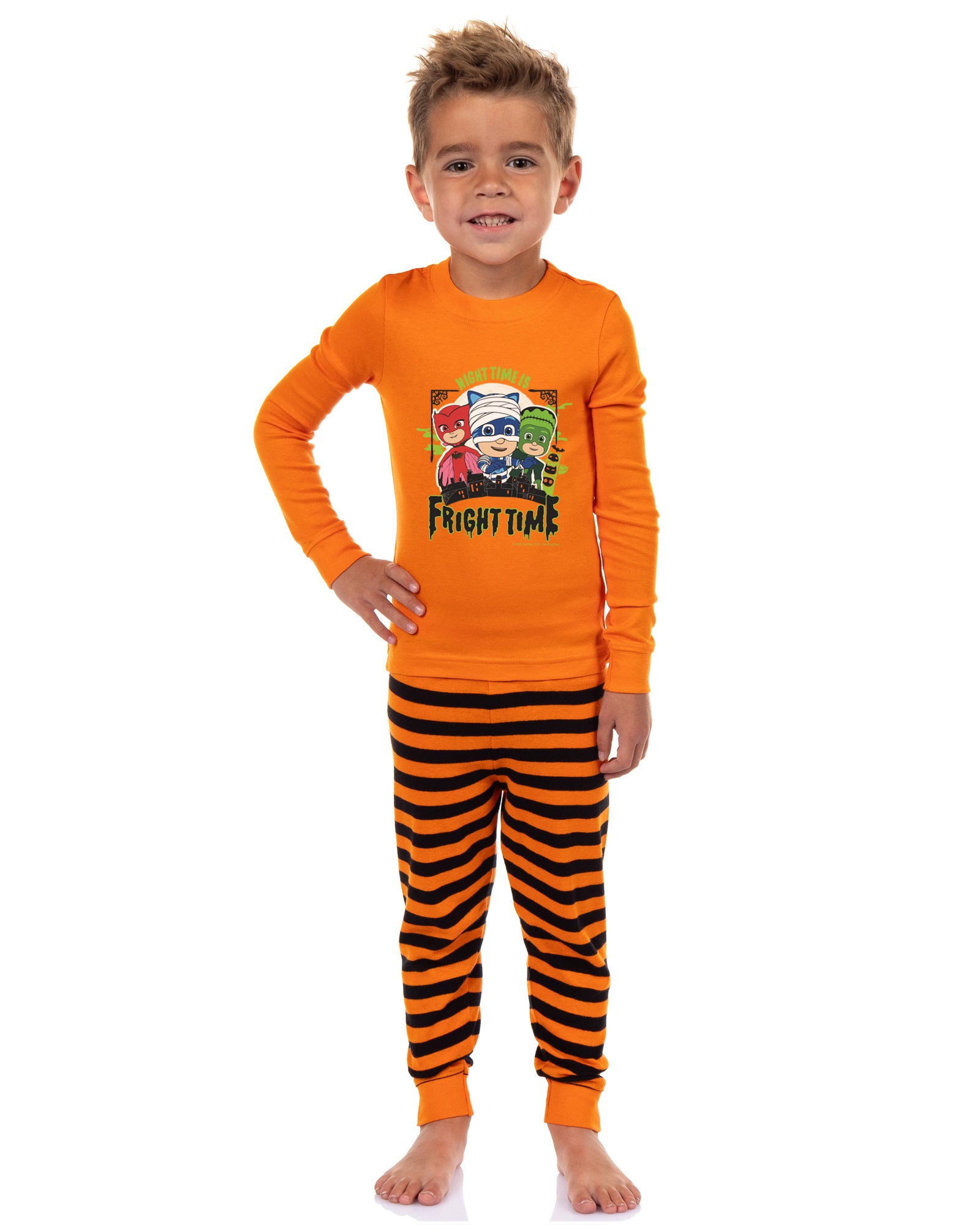 PJ Masks Toddler Boys Gekko Catboy Owlette Halloween Sleep Pajama Set