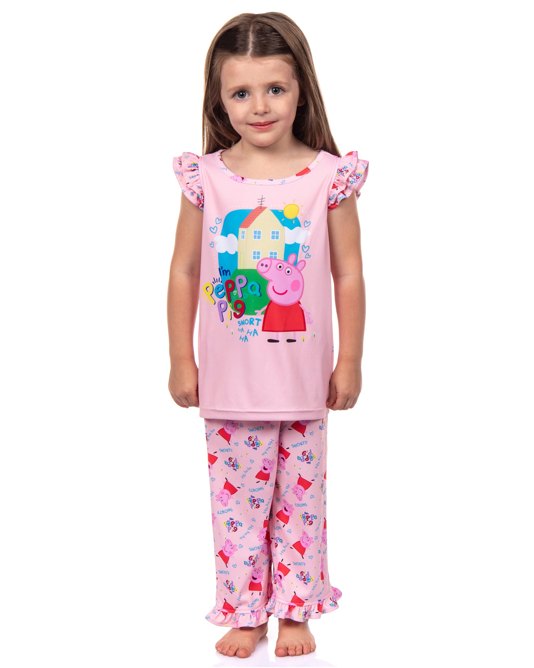 Peppa Pig Toddler Girls' I'm Peppa Pig Snort Sleep Pajama Set