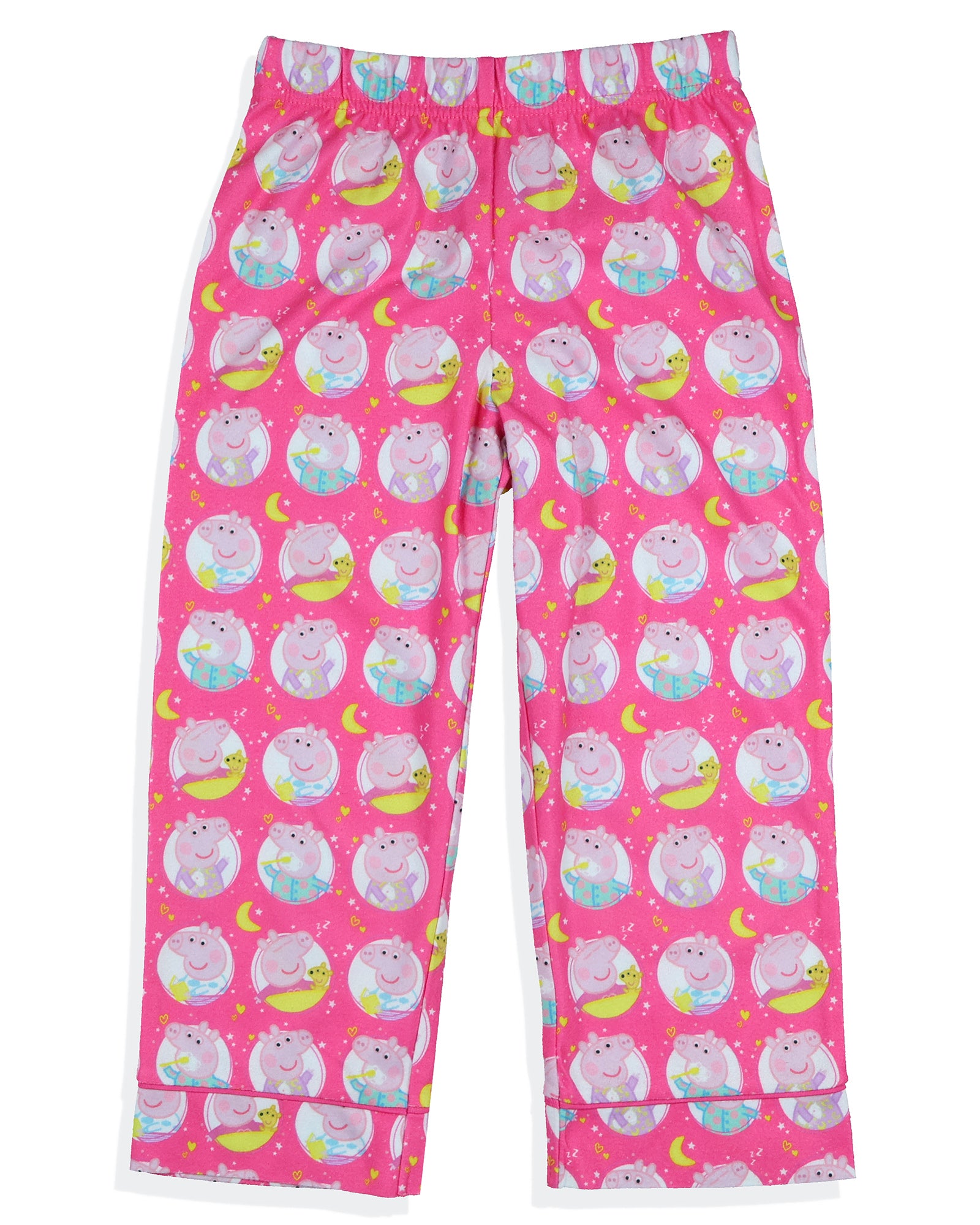 Peppa Pig Pajamas Toddler Girls' Time For Bed Long Sleeve Coat Pajama Set
