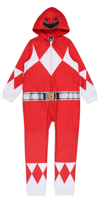 Pyjama Power Rangers Garçon 3-8 Ans - Manches Et Jambes Longues, Coton, Motif Super Ninja - 1