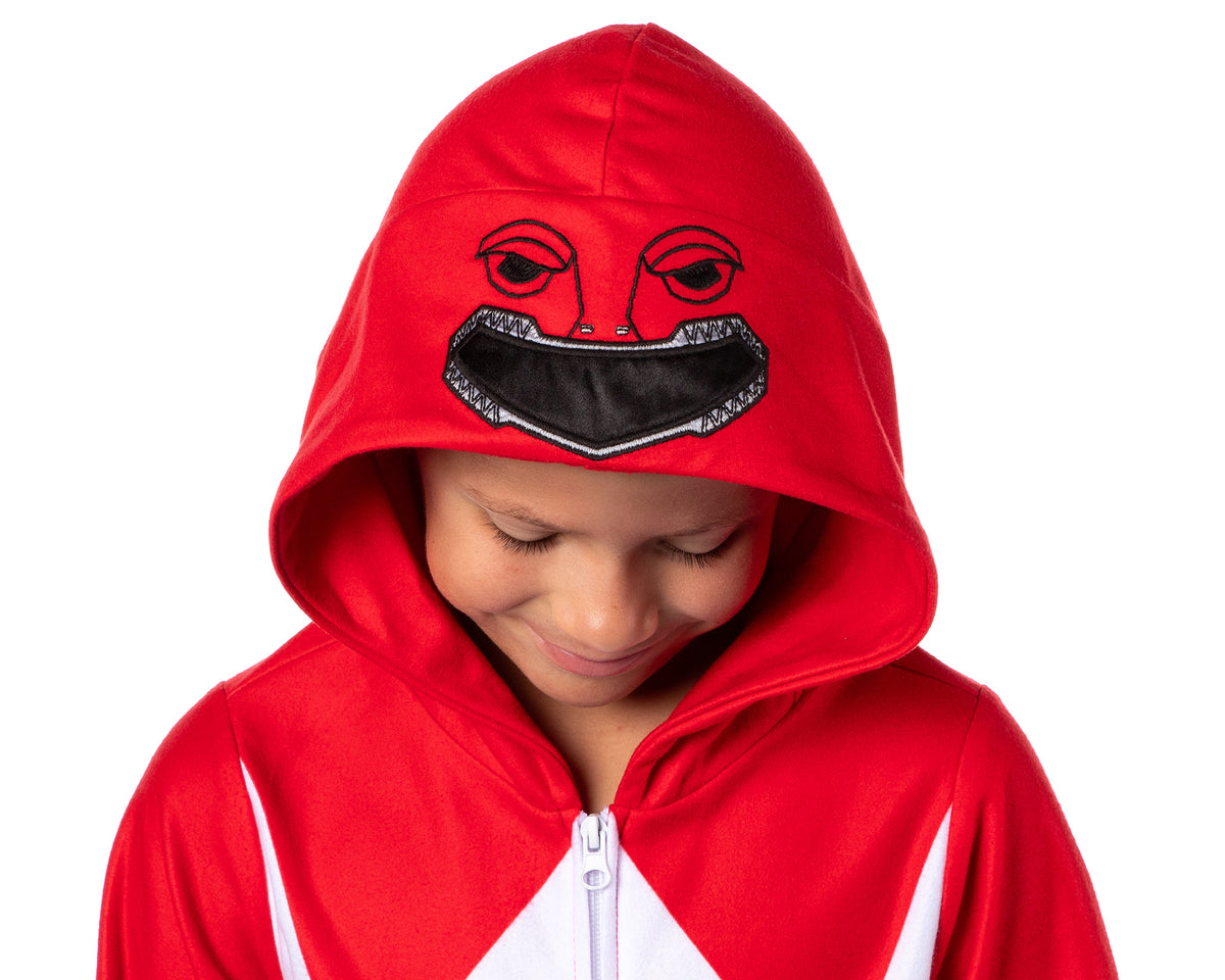 Mighty Morphin Power Rangers Kids All Character Union Suit Pajama