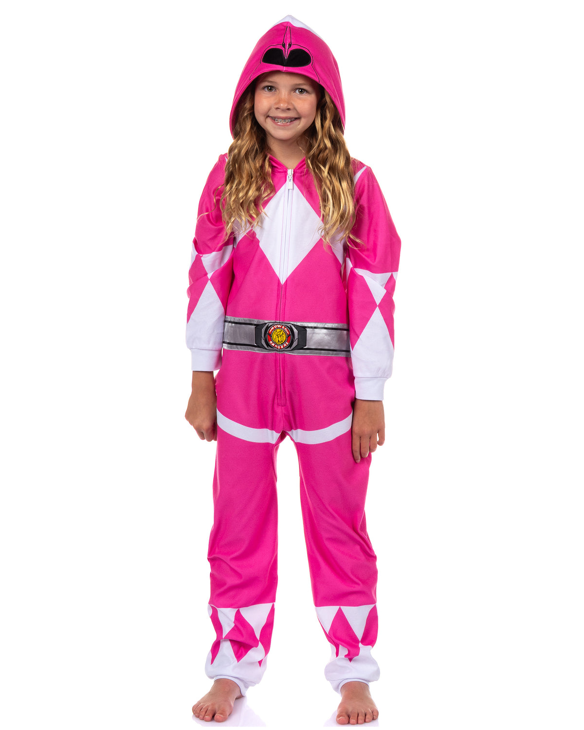 Mighty Morphin Power Rangers Kids All Character Union Suit Pajama
