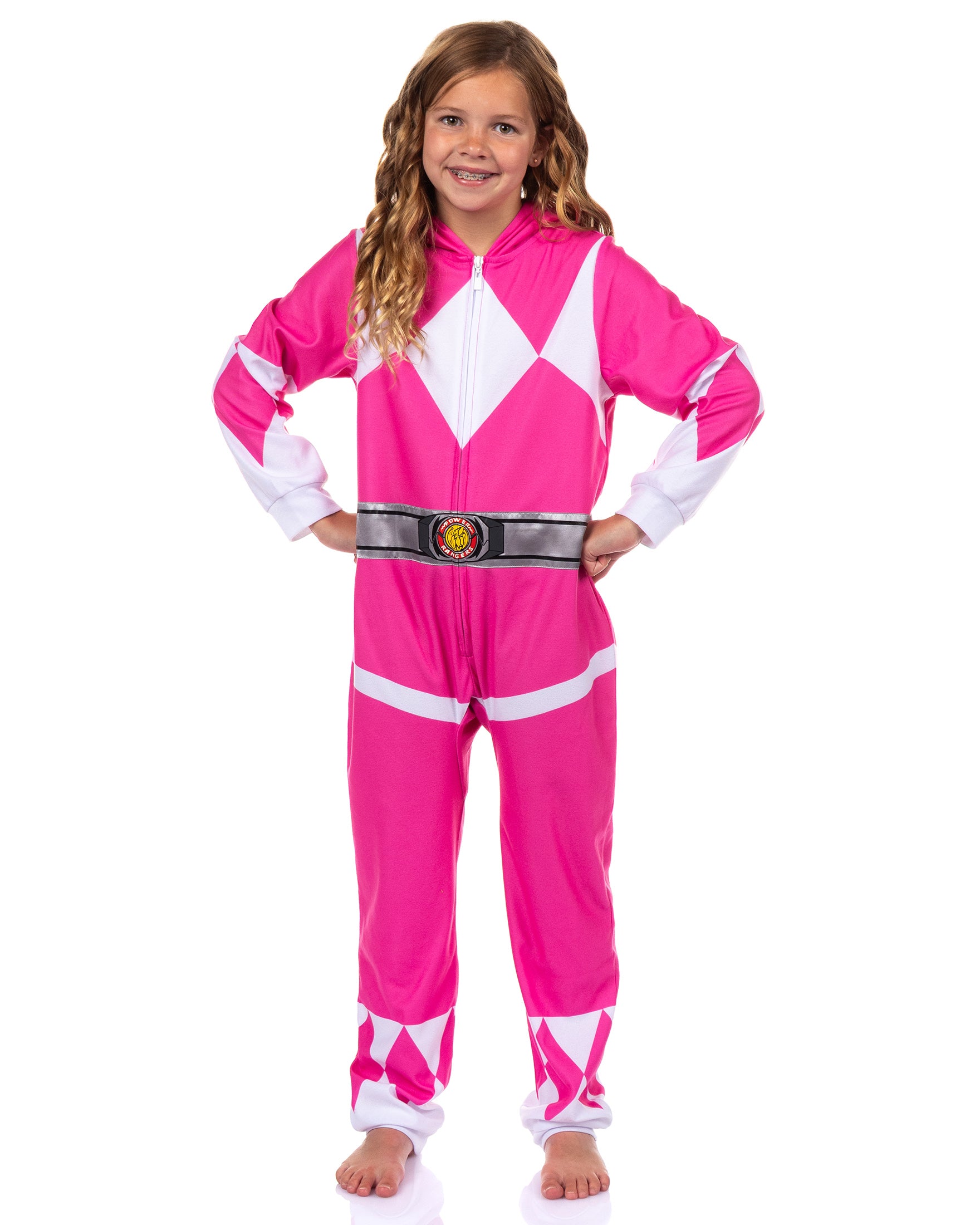 Mighty Morphin Power Rangers Kids All Character Union Suit Pajama