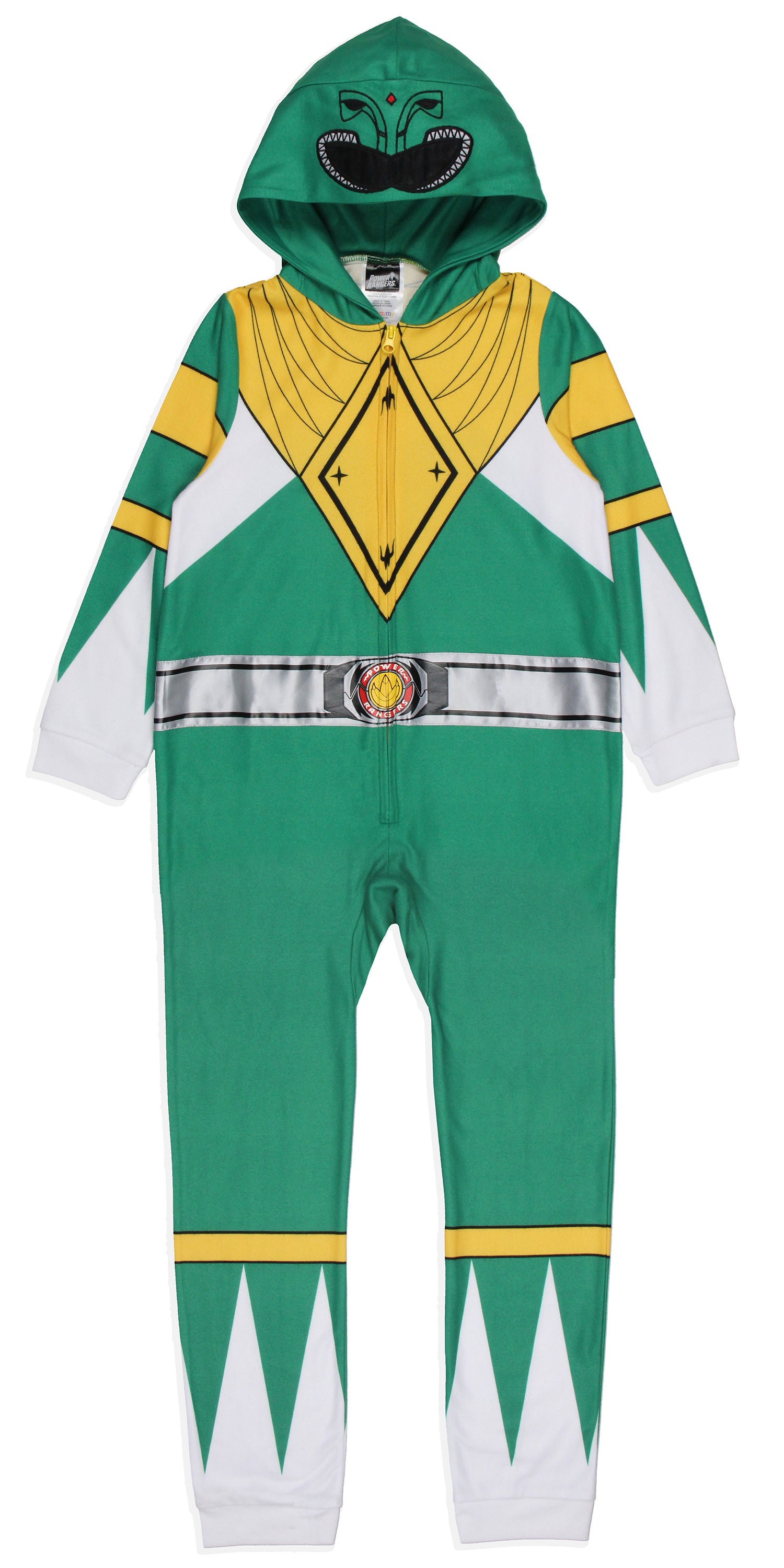 Mighty Morphin Power Rangers Kids All Character Union Suit Sleep Pajama