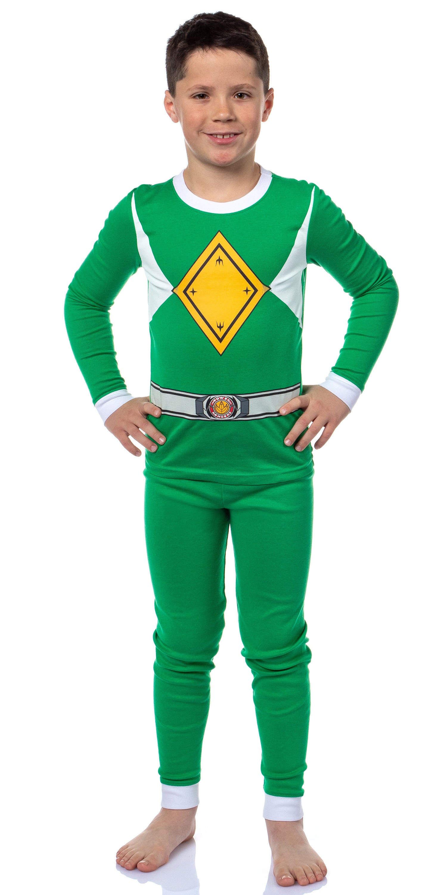 Power Rangers Boys' Red Ranger Classic Character Costume Sleep Pajama Set