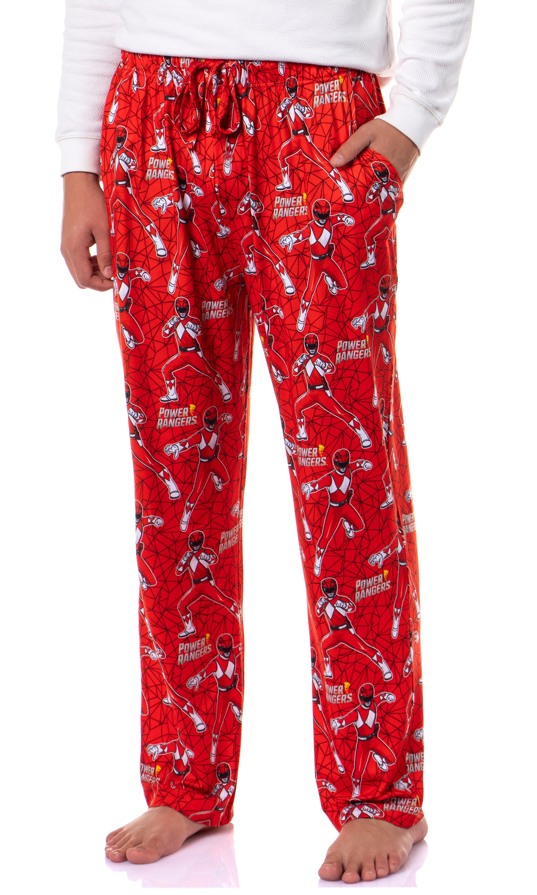 Power Rangers Multiple Sizes Family Sleep Tossed Print Pajama Pants