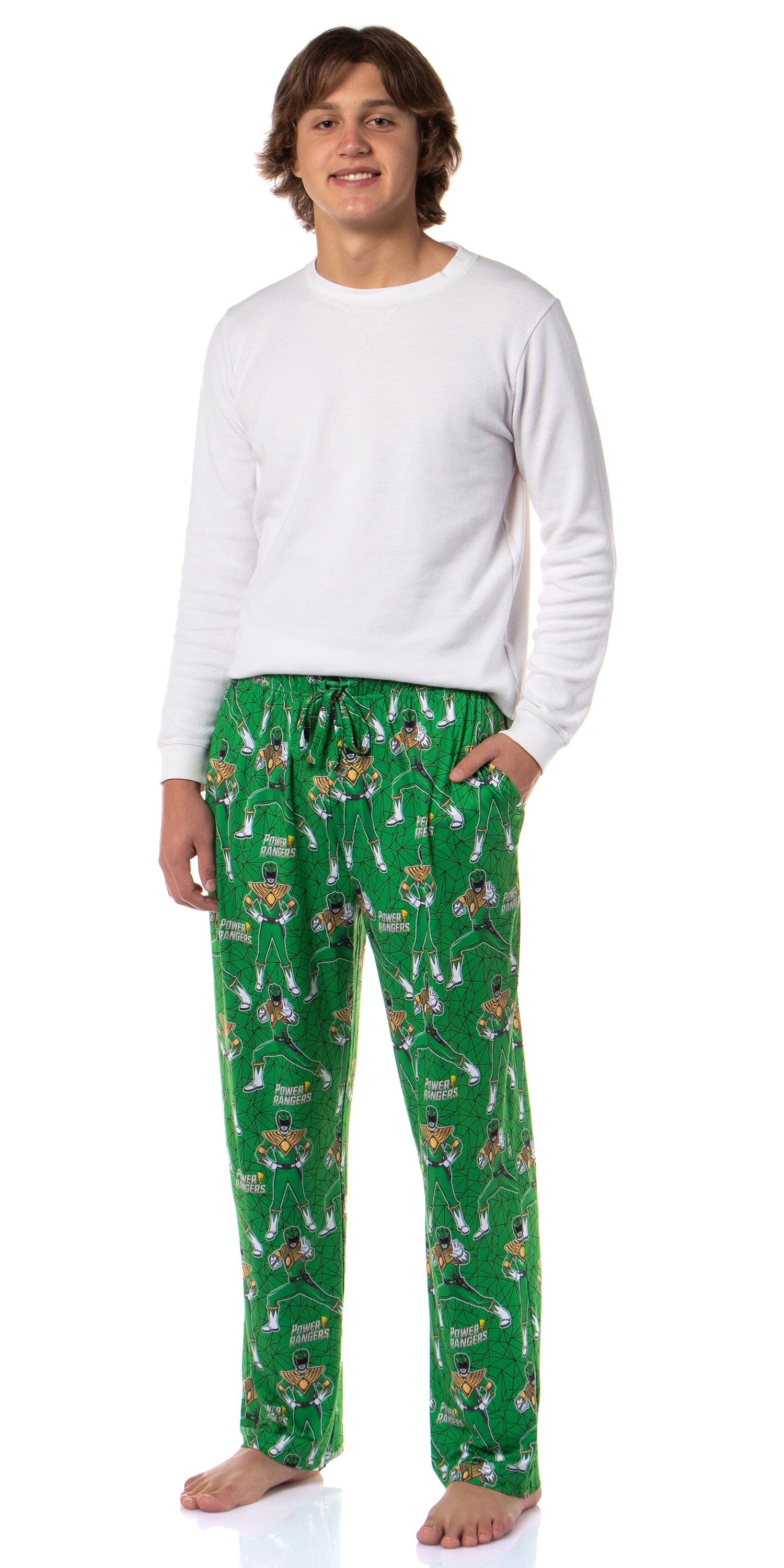 Power Rangers Multiple Sizes Family Sleep Tossed Print Pajama Pants