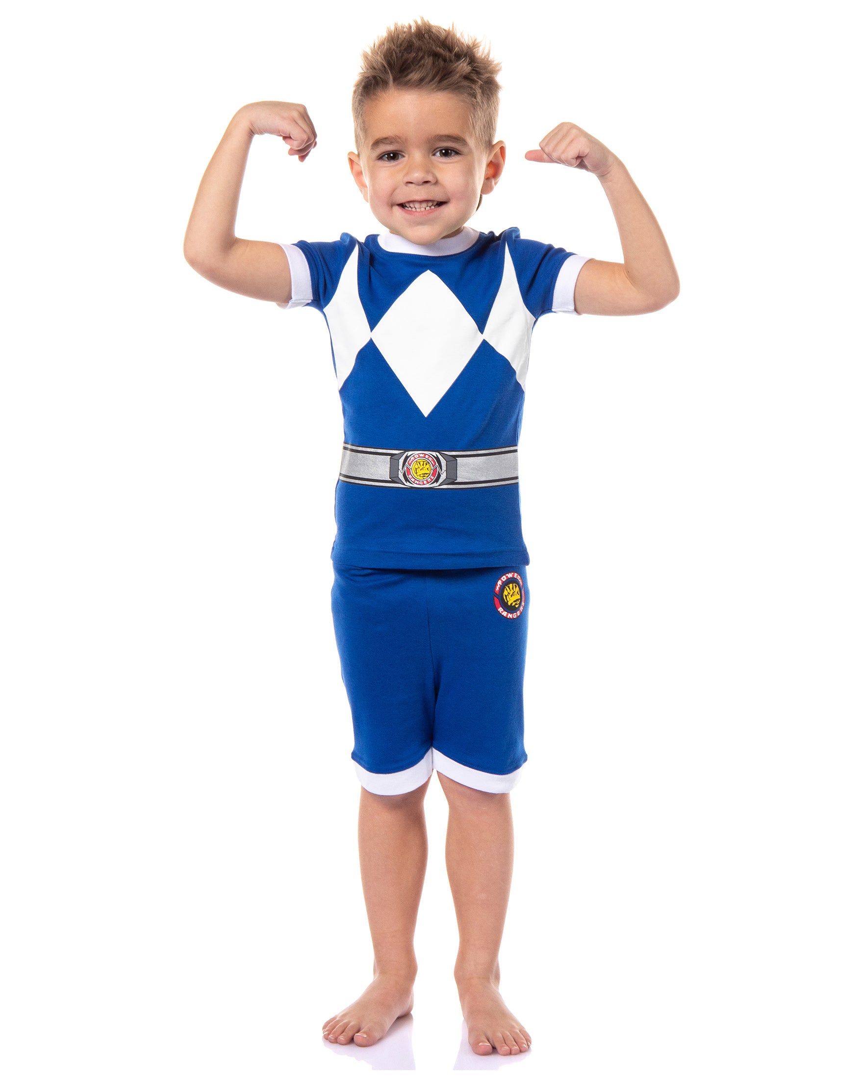 Power Rangers Boys' Character Tight Fit Pajama Short Lounge Set
