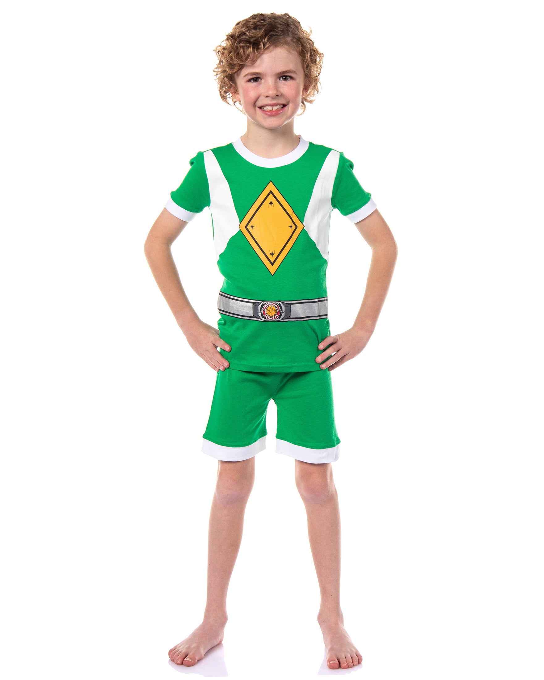 Power Rangers Boys' Character Tight Fit Pajama Short Lounge Set