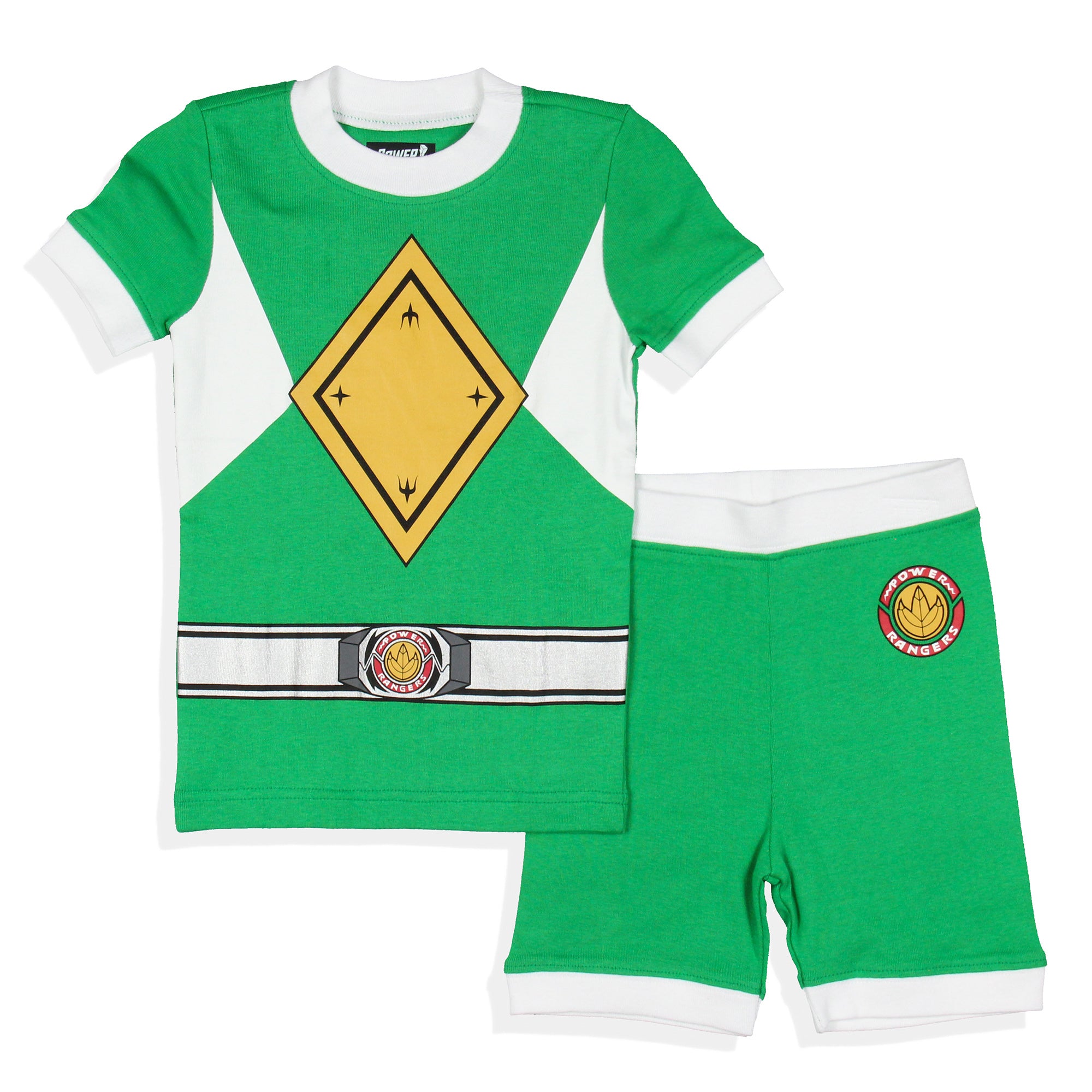 Power Rangers Kids' Character Tight Fit Pajama Short Lounge Set