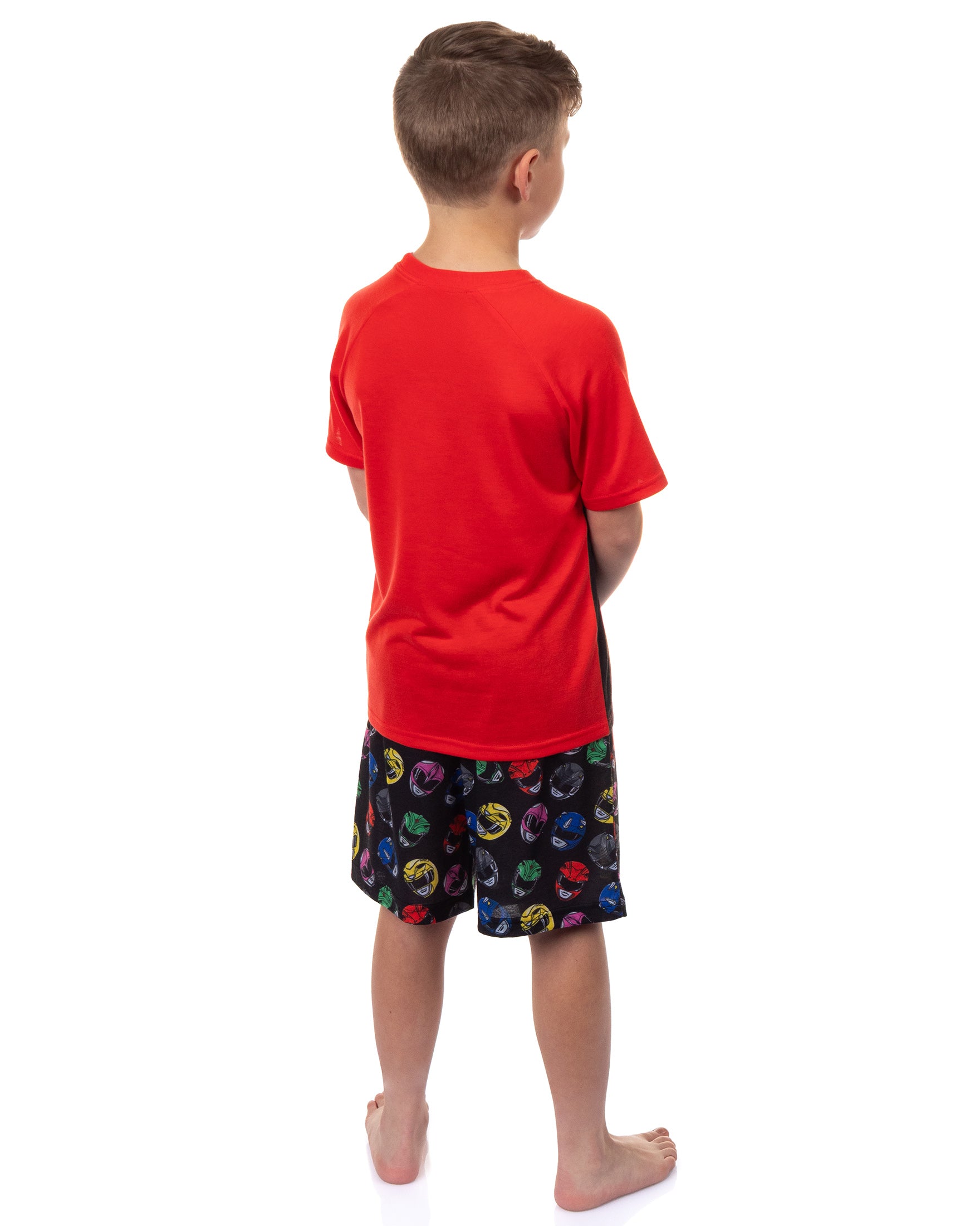 Power Rangers Pajamas Boys' Mighty Morphin Short PJ Sleep Set