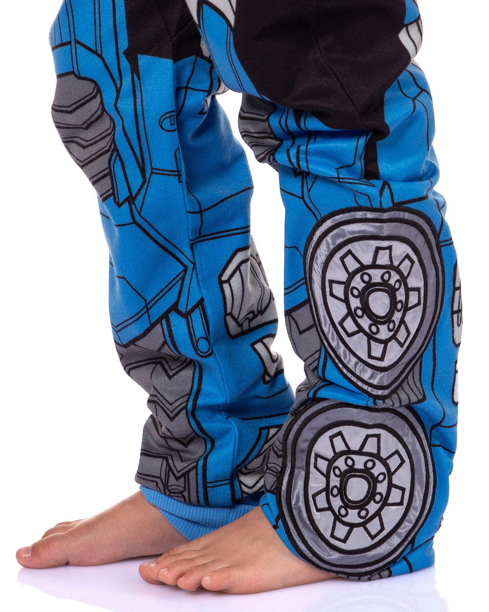 Transformers Boys' Union Suit One Piece Hooded Pajama