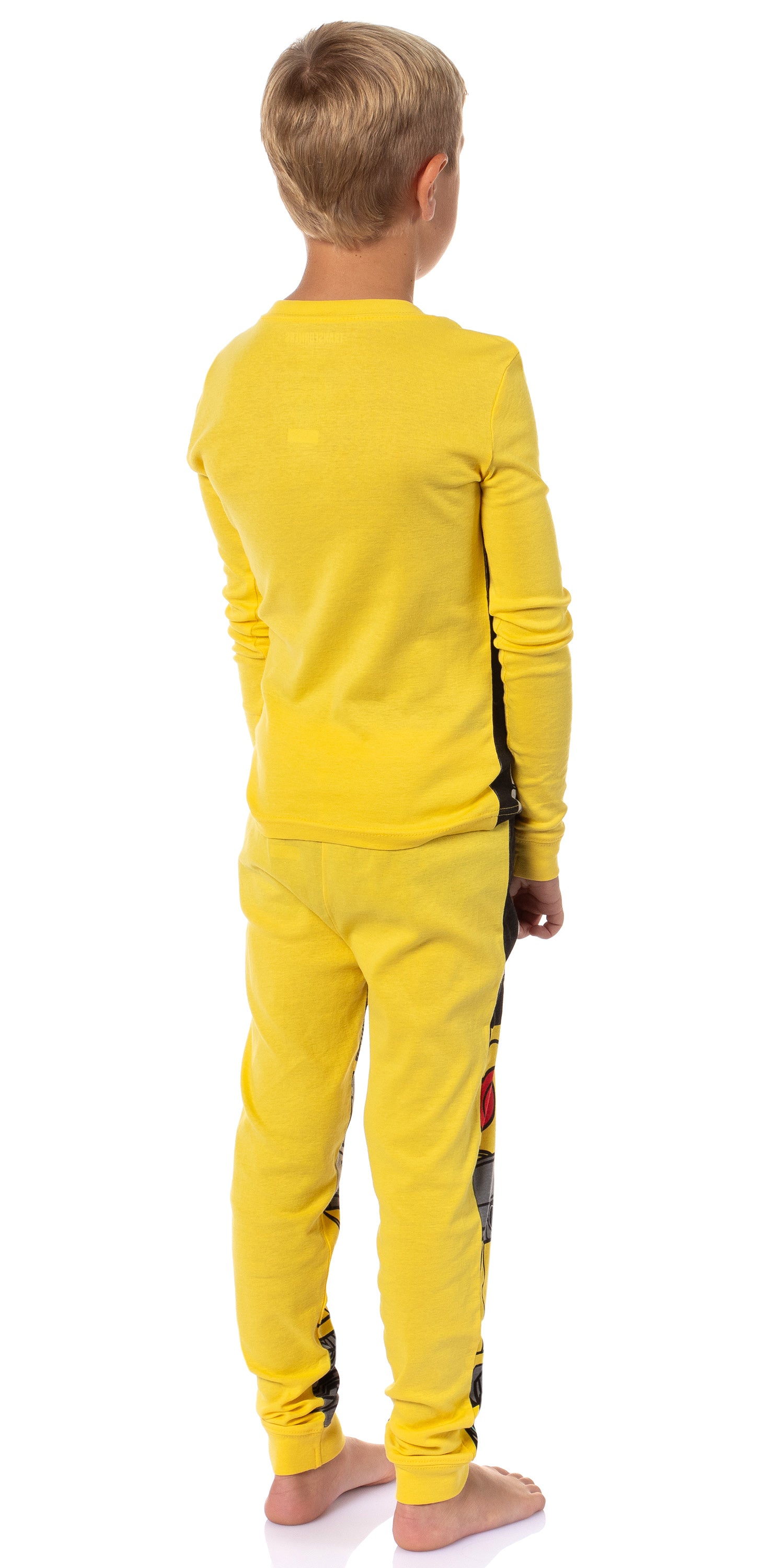 Transformers Pajamas Boy's Tight Fit Long Sleeve Sleep Pajama Set