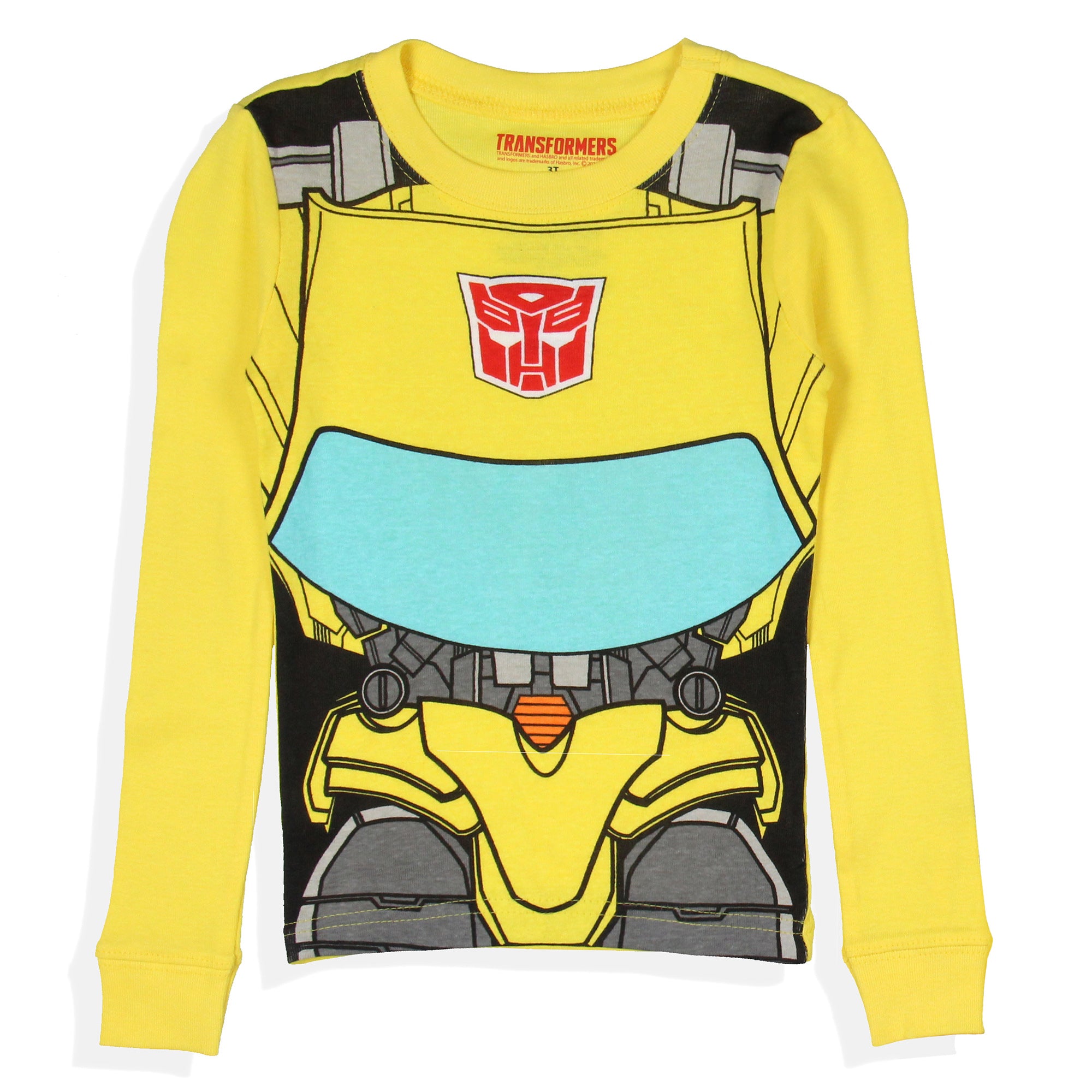 Transformers Toddler Boy's Bumblebee Tight Fit Long Sleeve Sleep Pajama Set