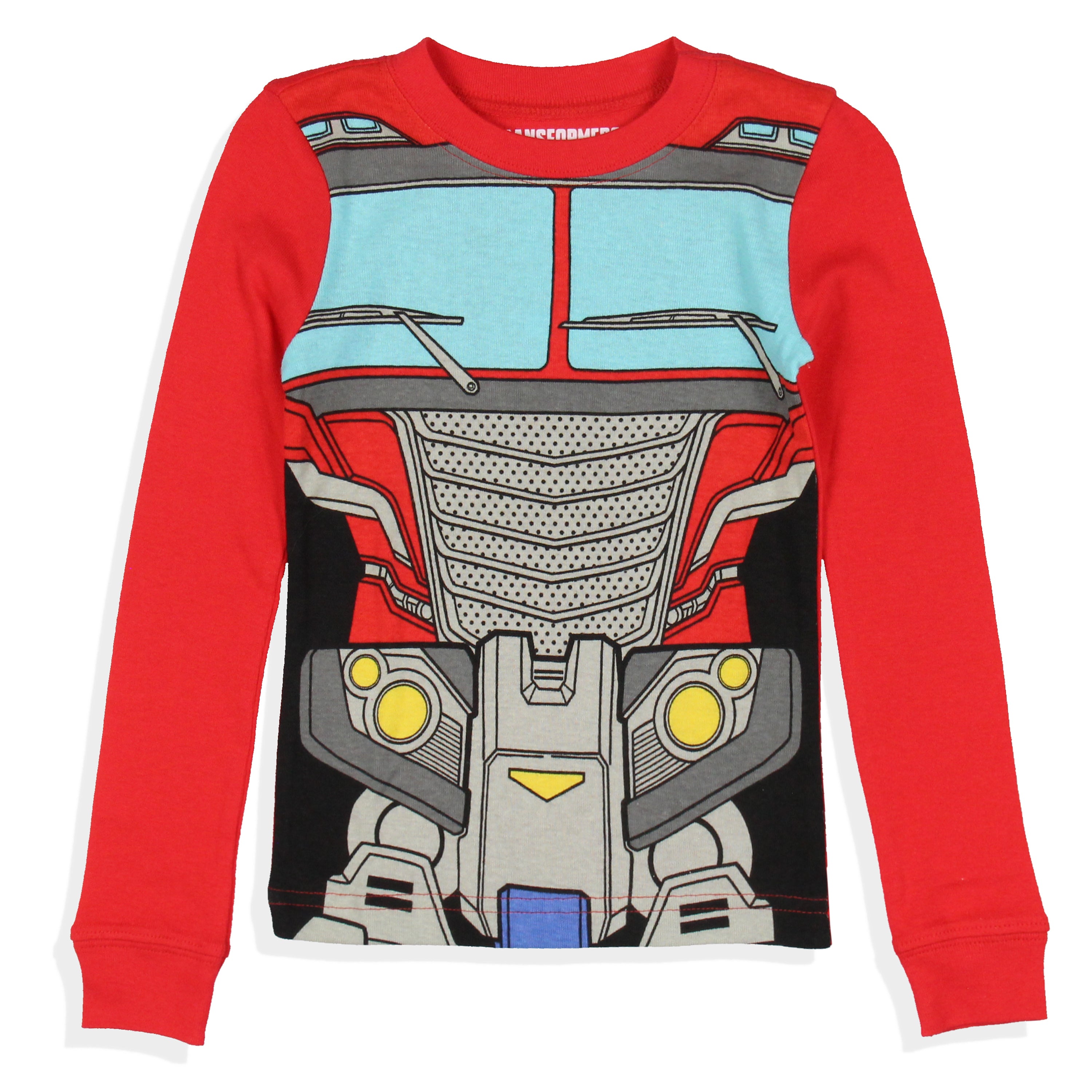 Transformers Toddler Boys' Optimus Prime Character Tight Fit 2 Piece Long Sleeve Pajama Set (3T)