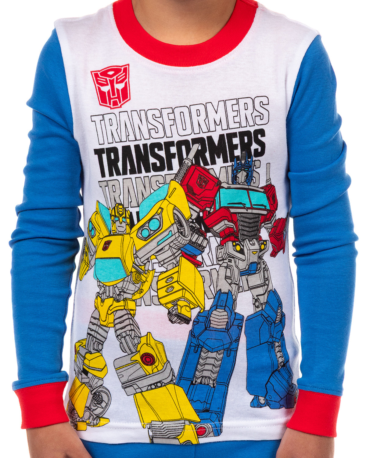 Transformers Todder Boys' Bumble Bee and Optimus Prime 2-Piece Pajama Set