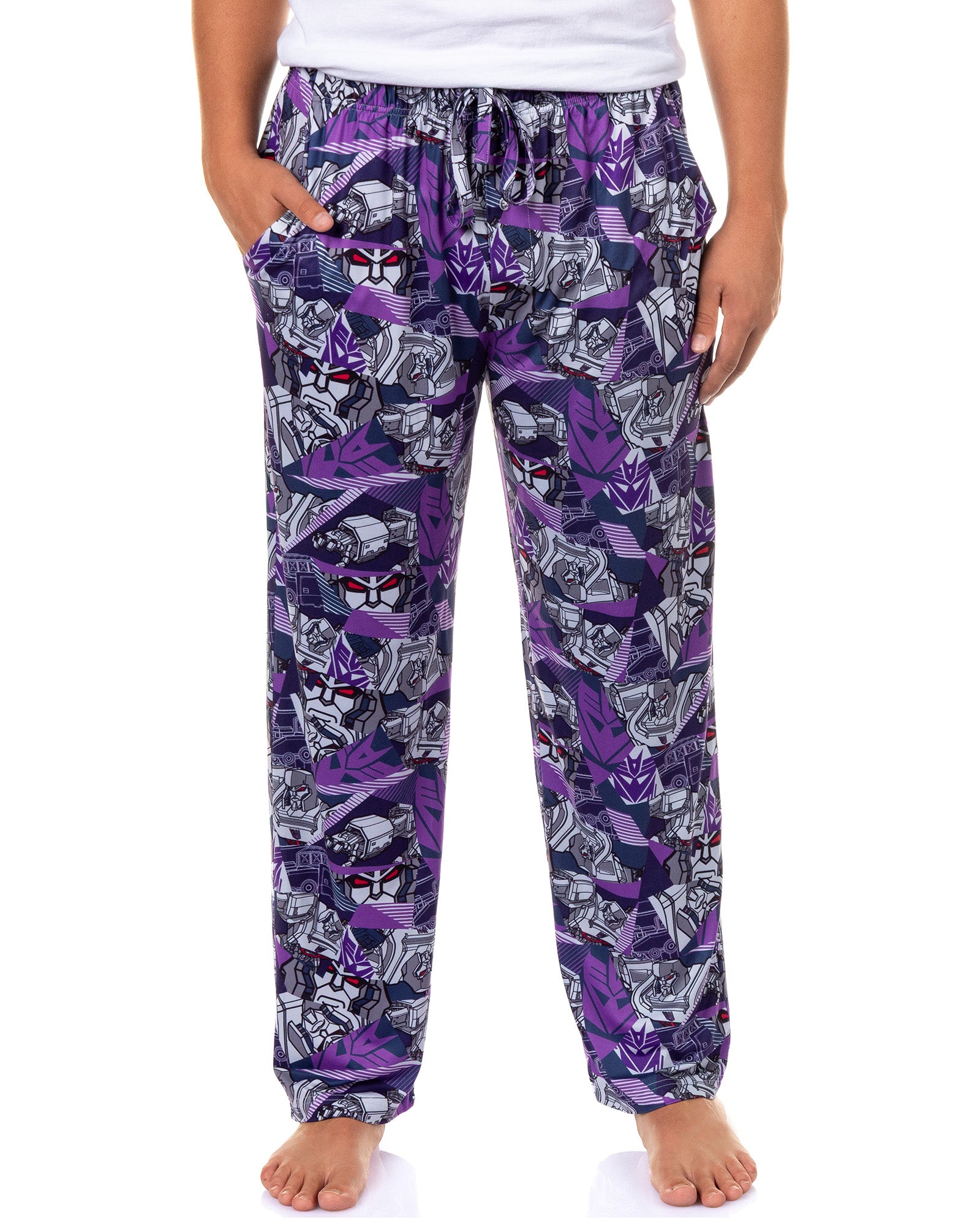 Transformers Decepticons Pajamas Men's Megatron Lounge Sleep PJ Pants