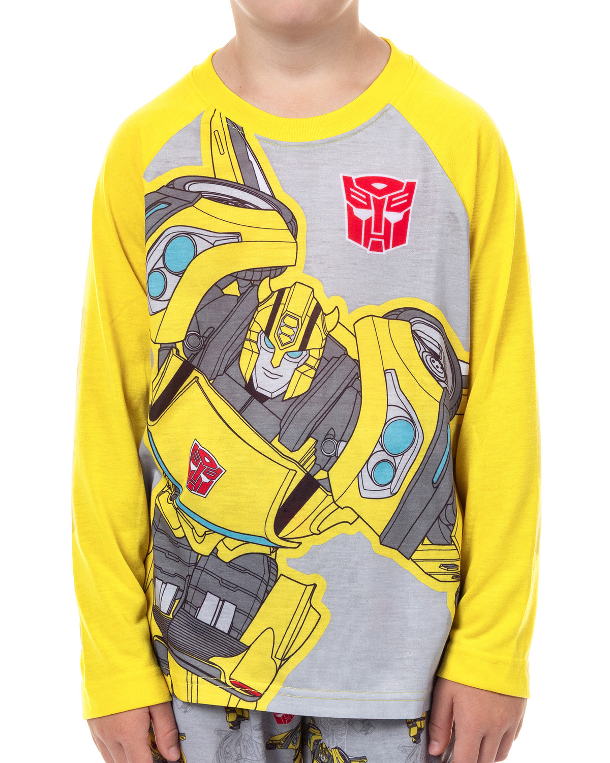 Transformers Pajamas Boy's Bumblebee Raglan PJ Lounge Set