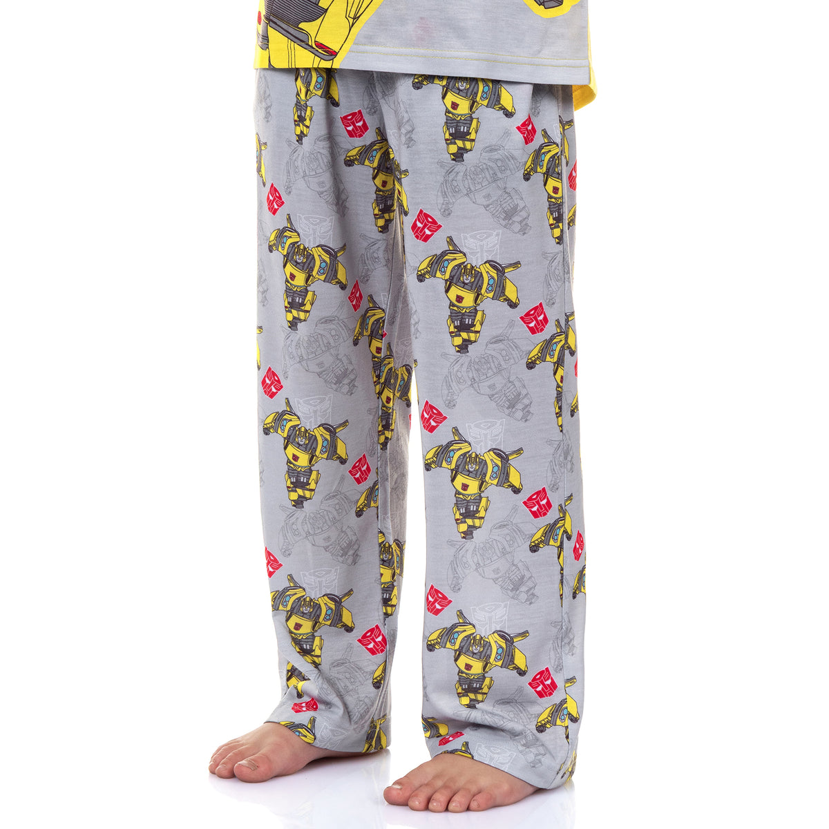 Transformers Pajamas Boy's Bumblebee Raglan PJ Lounge Set