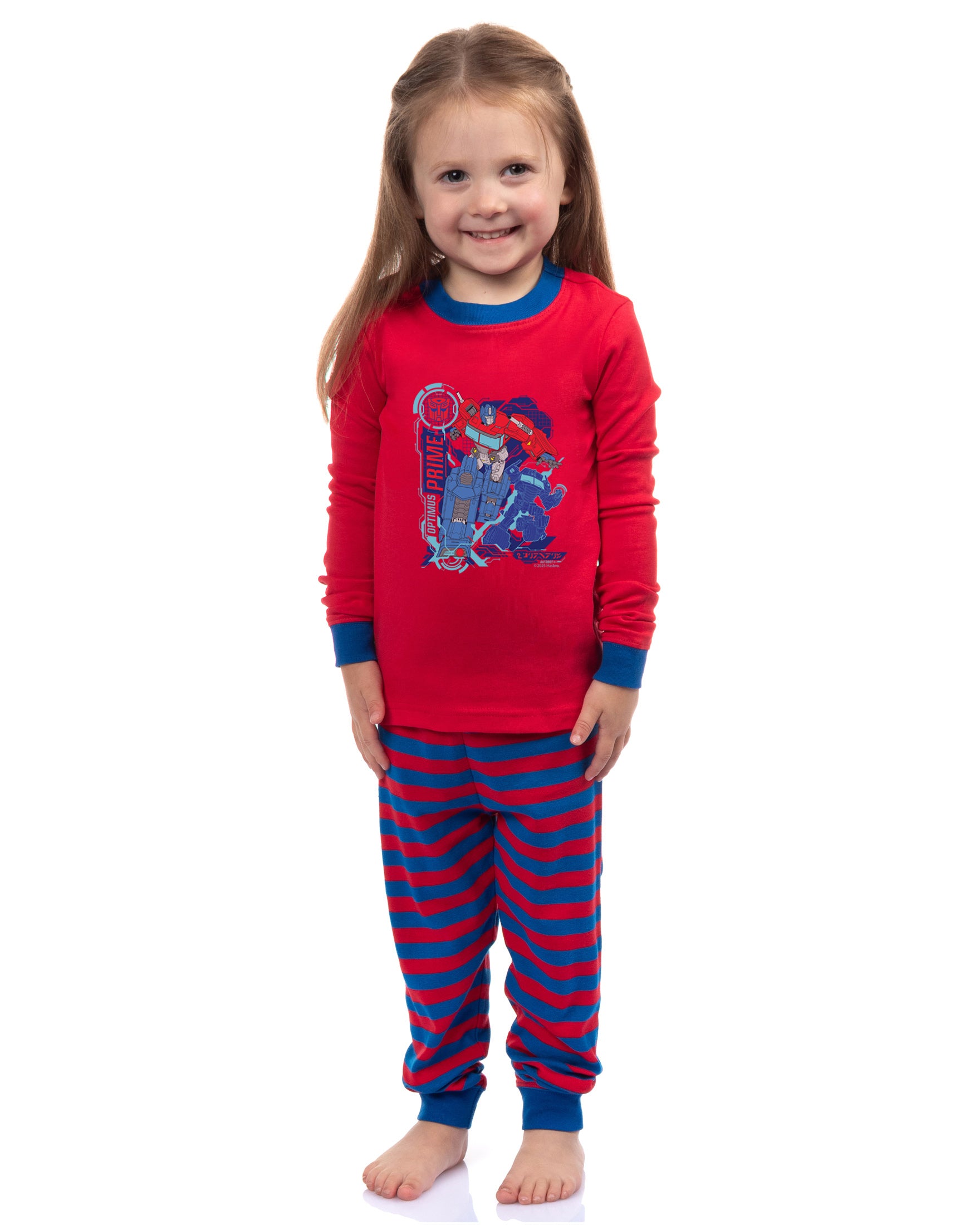 Transformers Boys Optimus Prime Character TV Show Sleep Pajama Set