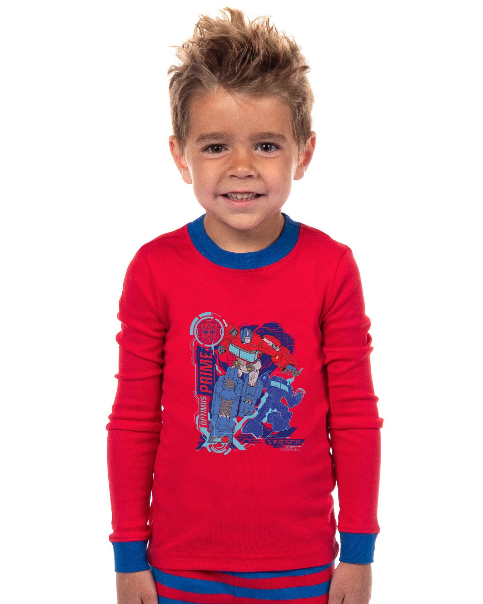 Transformers Boys Optimus Prime Character TV Show Sleep Pajama Set