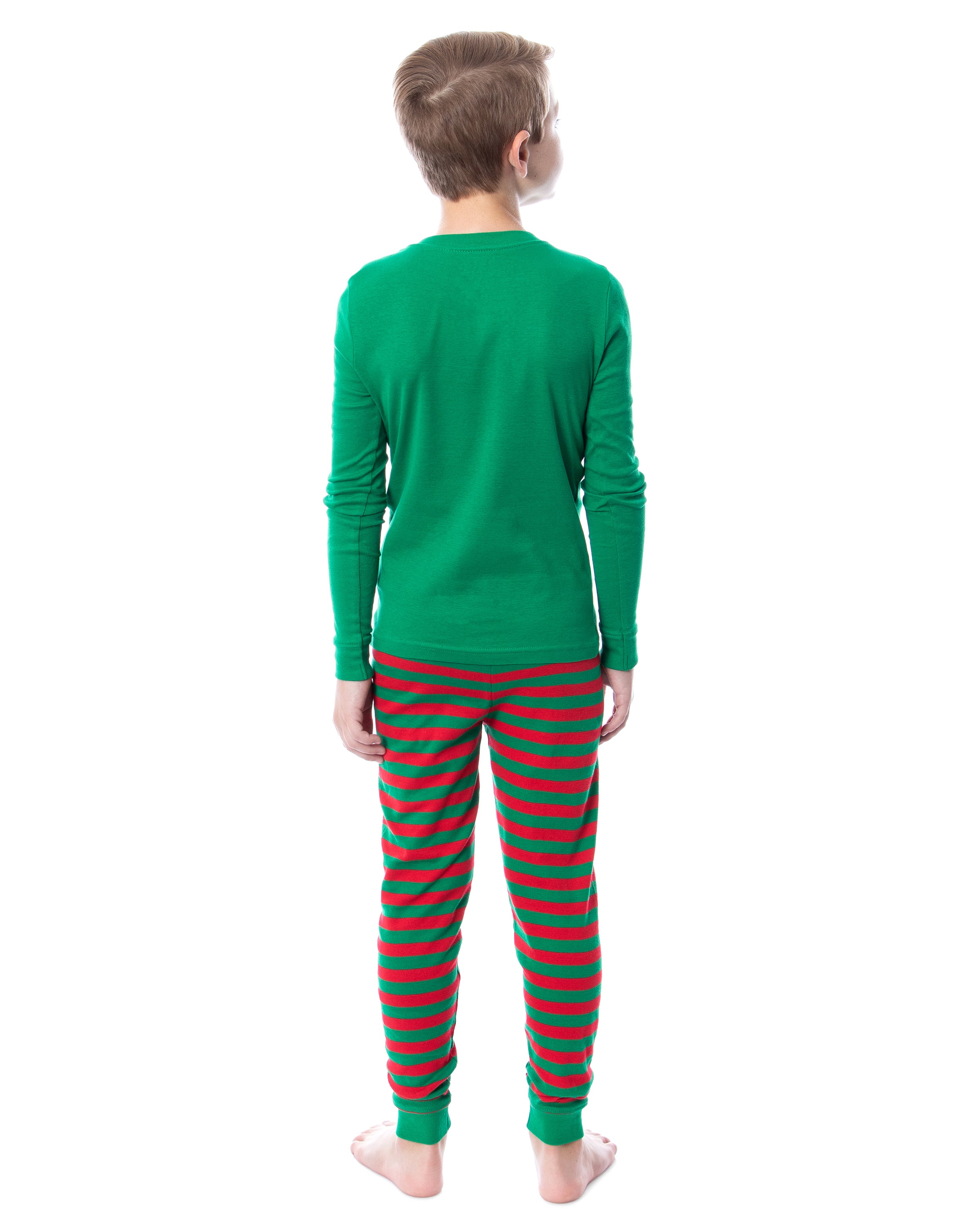 Transformers Boys' Christmas Robots In Disguise Striped Pajama Set