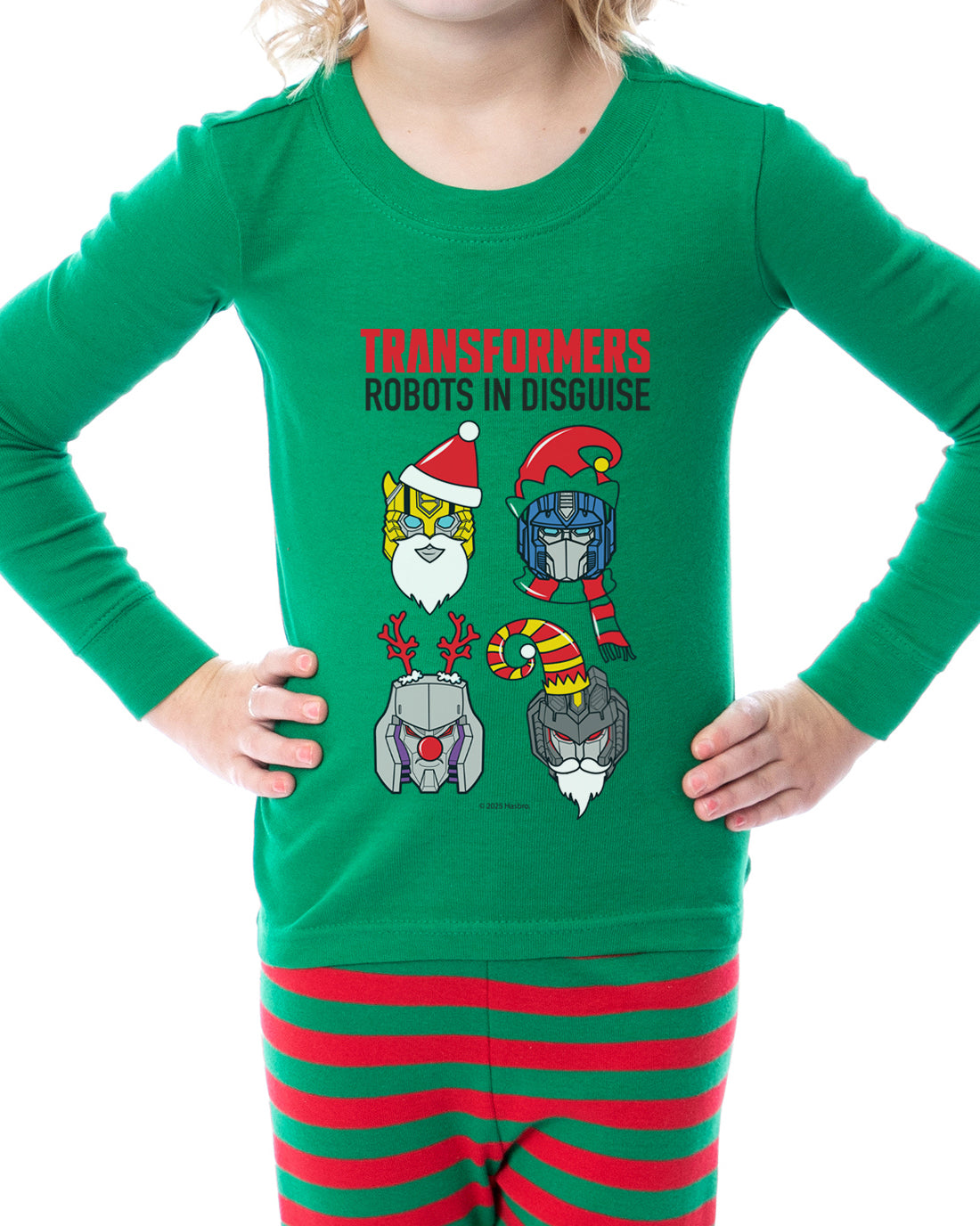 Transformers Christmas Robots In Disguise 2 Piece Long Sleeve Pajama Set
