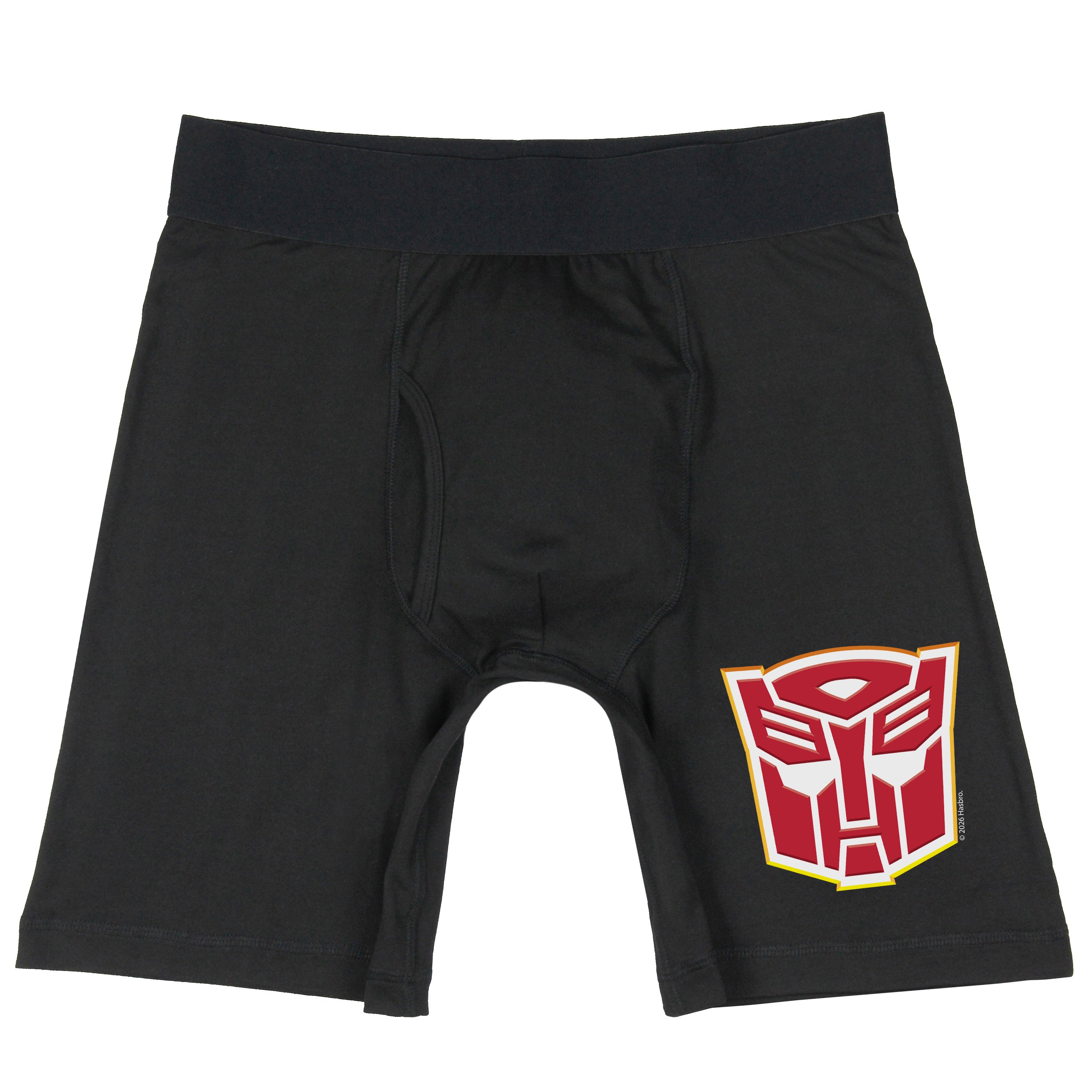 Transformers Men's Autobot Logo Long Leg Boxer Brief Underwear