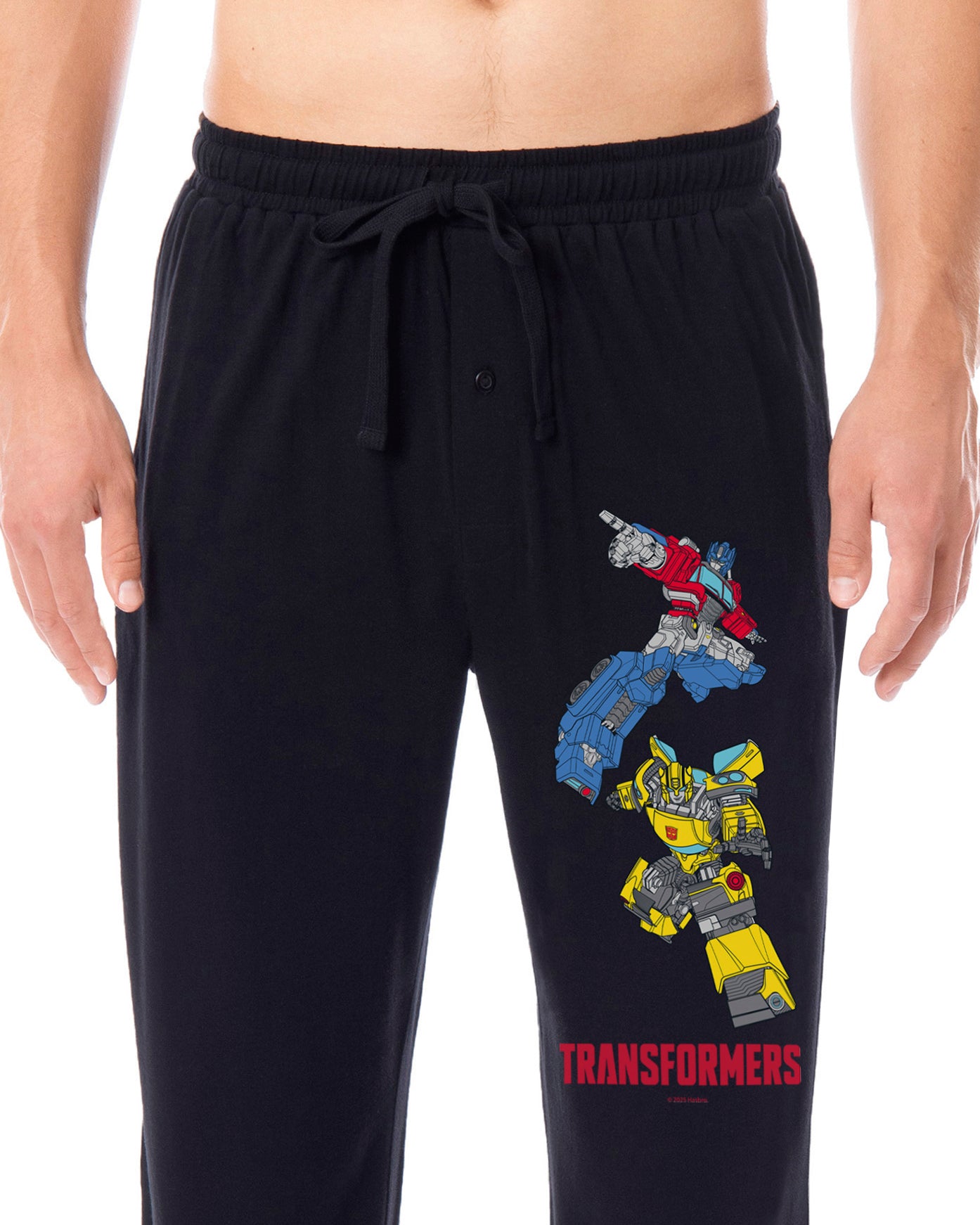 Transformers Men's Optimus Prime Bumblebee Sleep Lounge Pajama Pants For Adults