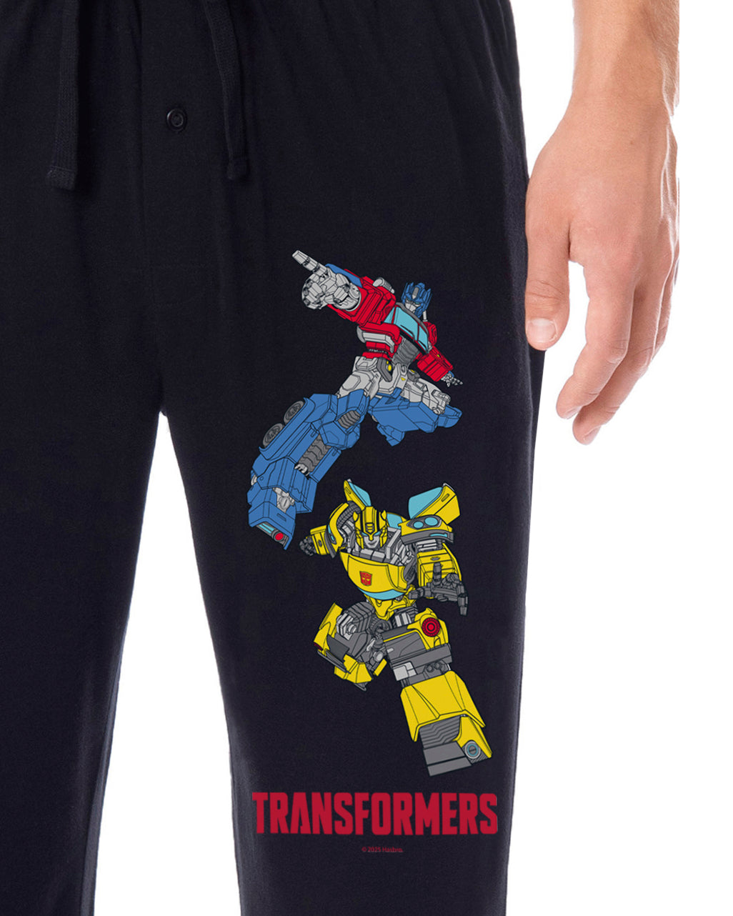 Transformers Men's Optimus Prime Bumblebee Sleep Lounge Pajama Pants For Adults