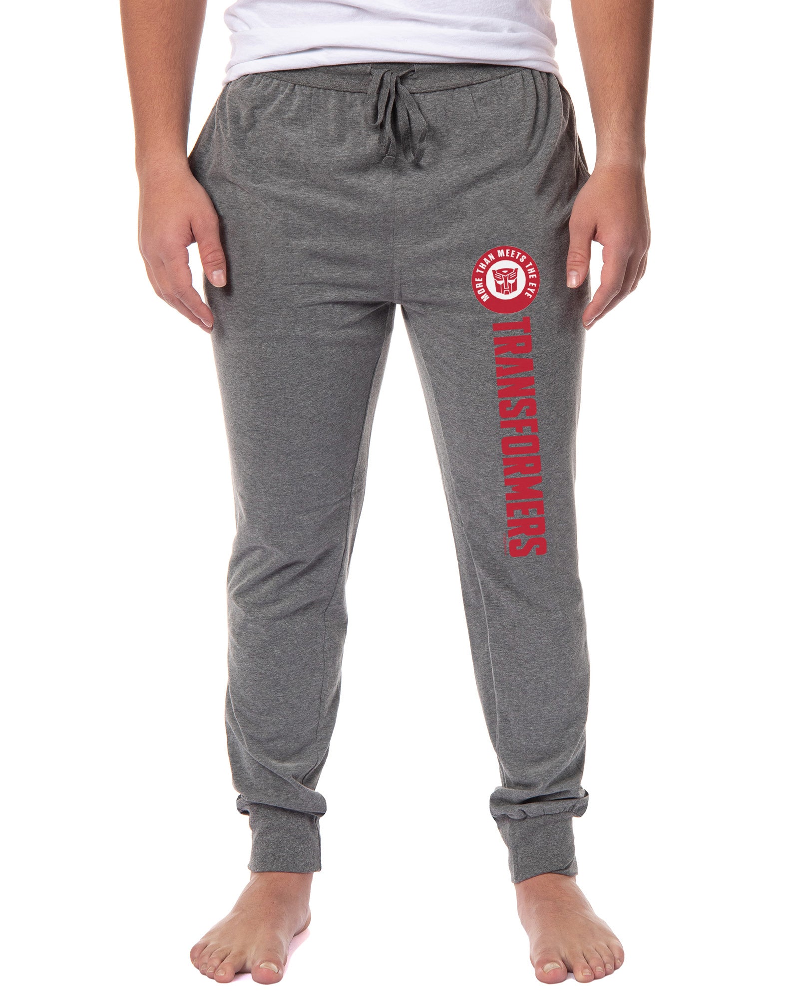 Transformers Men's Autobots Logo Sleep Lounge Jogger Pajama Pants