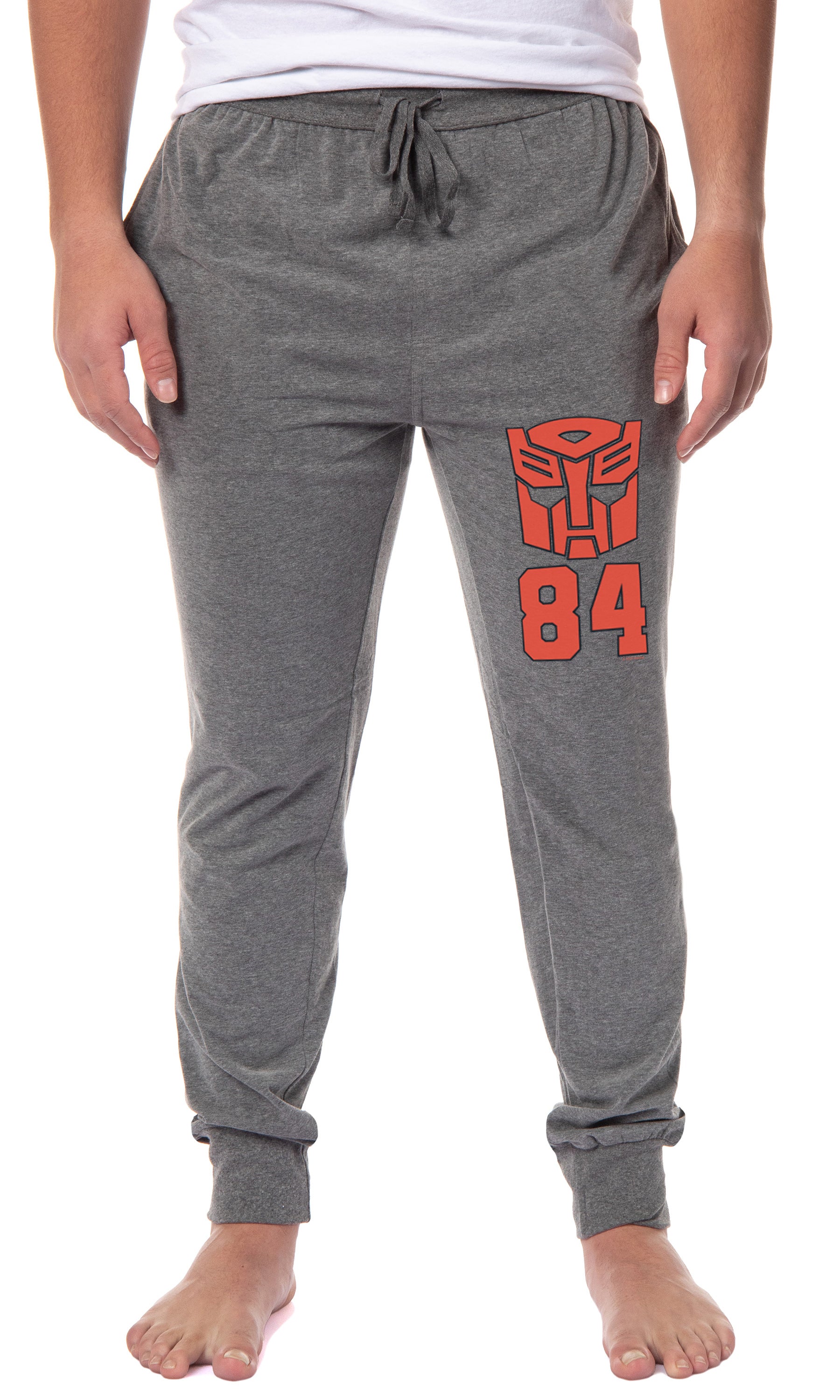 Transformers Jogger Pajama Pants Men's Autobots 84 Logo Loungewear