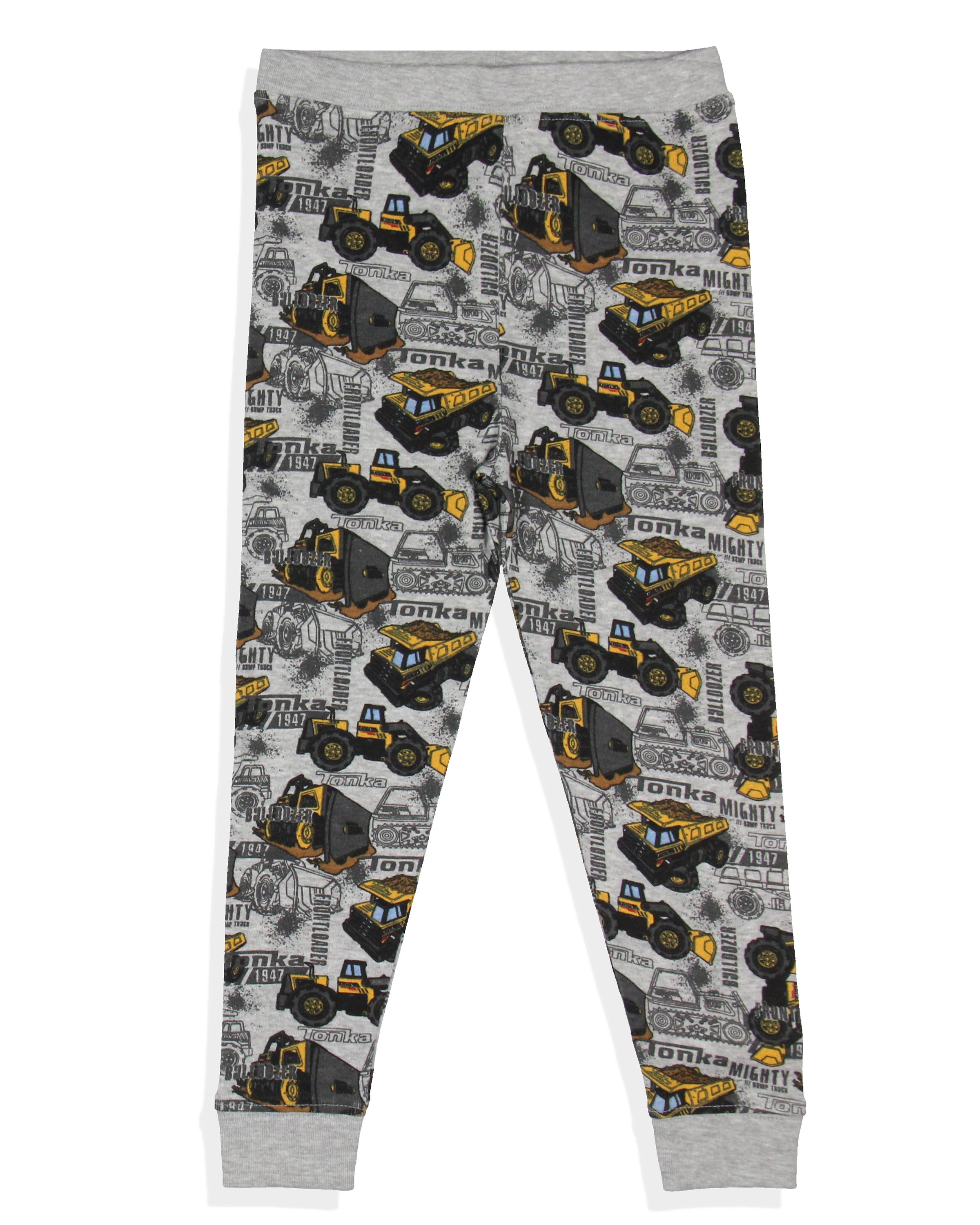 Tonka Toddler Boys' 952 Mighty Dump Truck 2 Piece Long Sleeve Pajama Set