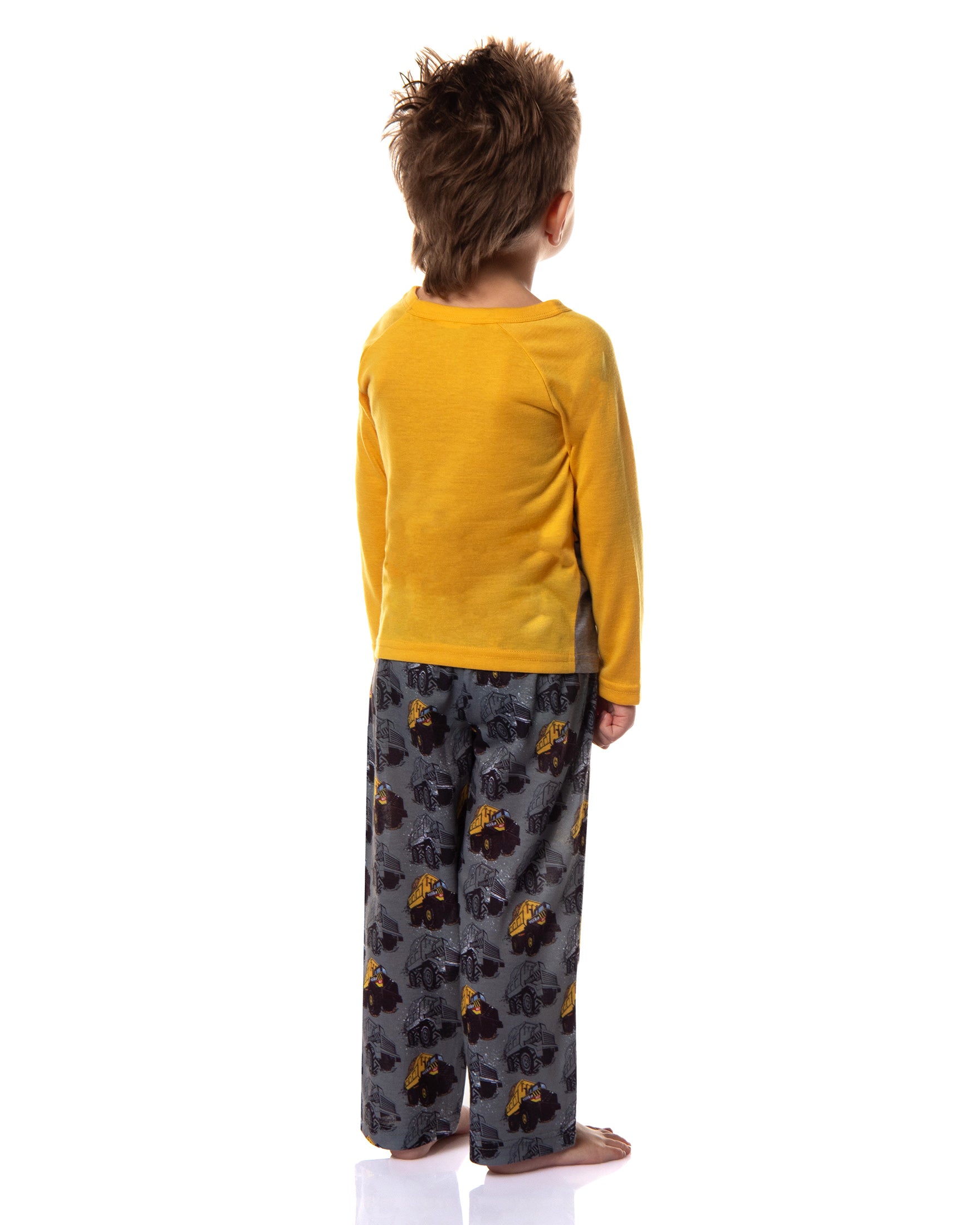 Tonka Toddler Boys' Dump Truck I Play Tough 2 Piece Long Sleeve Pajama Set (3T)