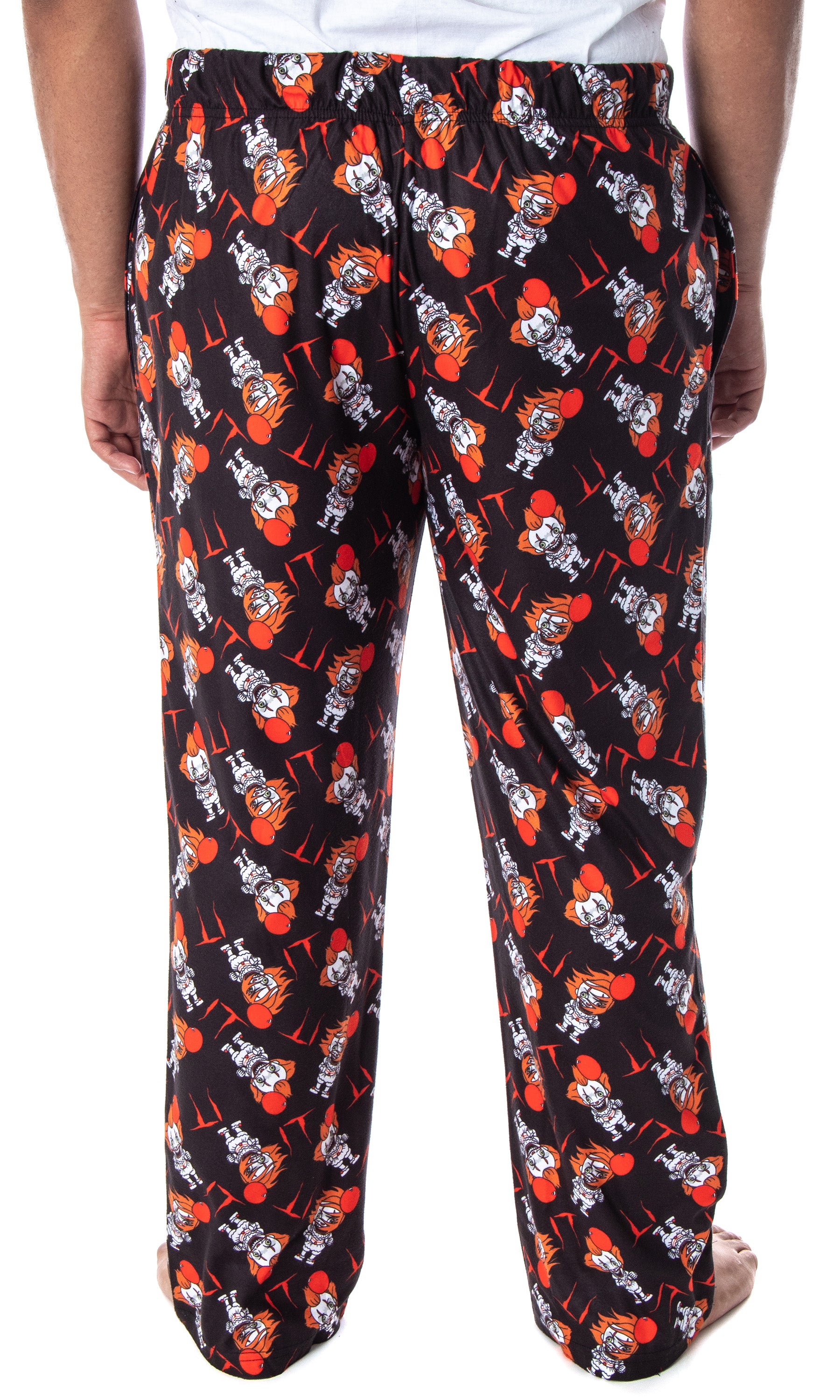 IT The Movie Men's Pennywise The Clown Character AOP Lounge Pajama Pants