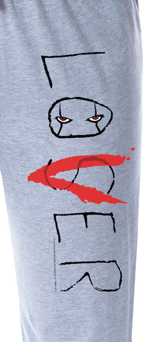 IT The Movie Womens' Loser Club Pennywise Clown Sleep Pajama Pants