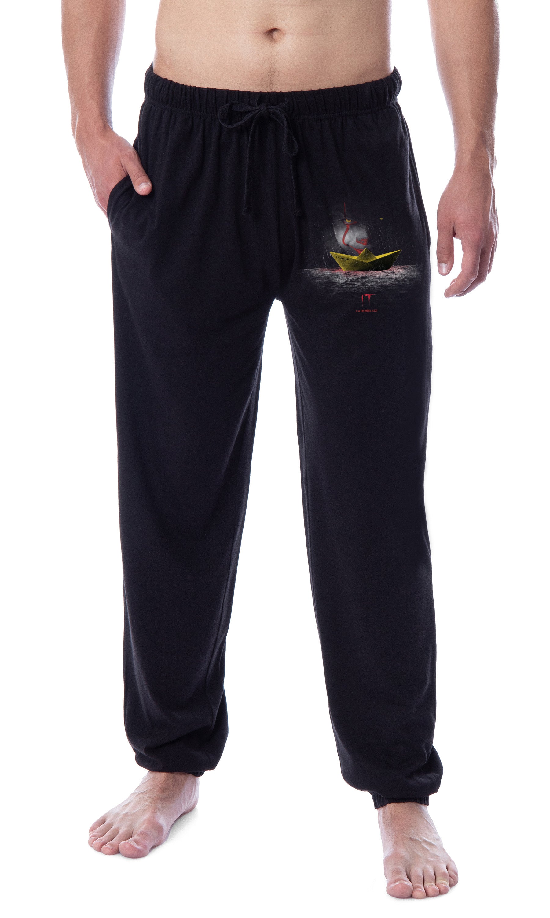 IT The Movie Mens' Film Pennywise Clown Sleep Jogger Pajama Pants